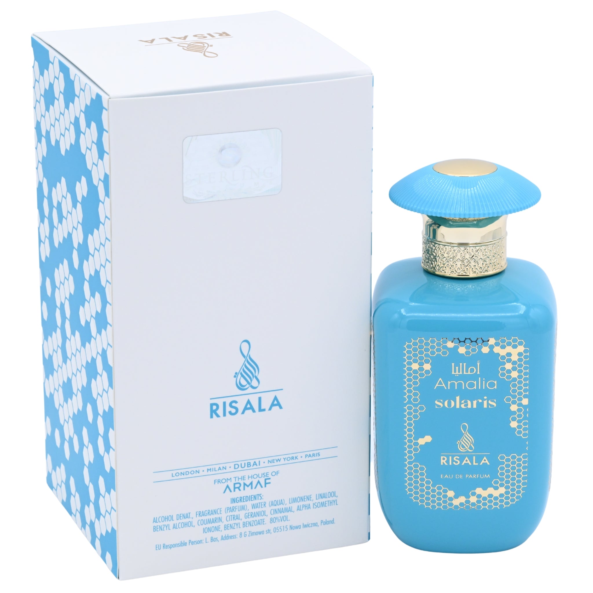 Risala Amalia Solaris EDP Spray Women 3.4 oz 100ml New Box