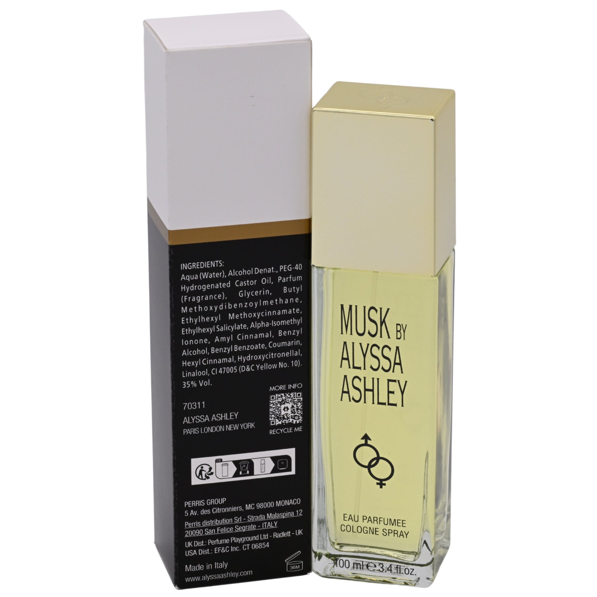 Alyssa Ashley Musk Eau de Parfum Spray Unisex 3.4 oz (100 ml) New Retail Box
