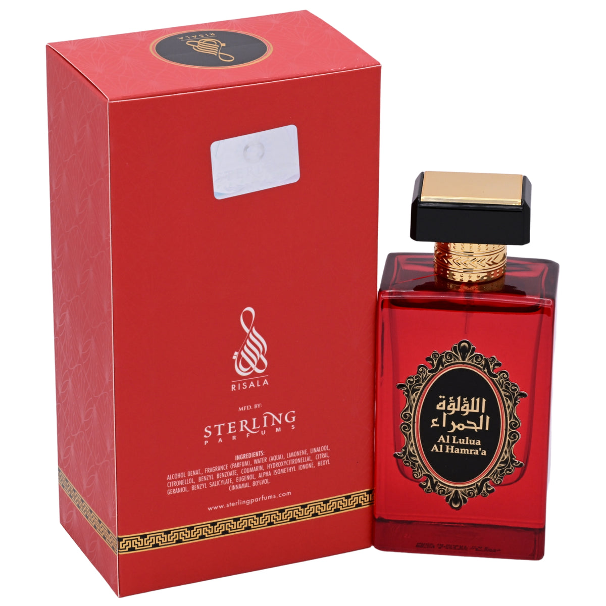 Risala Al Lulua Al Hamra'a Eau de Parfum Spray Unisex 3.7 oz New Retail Box