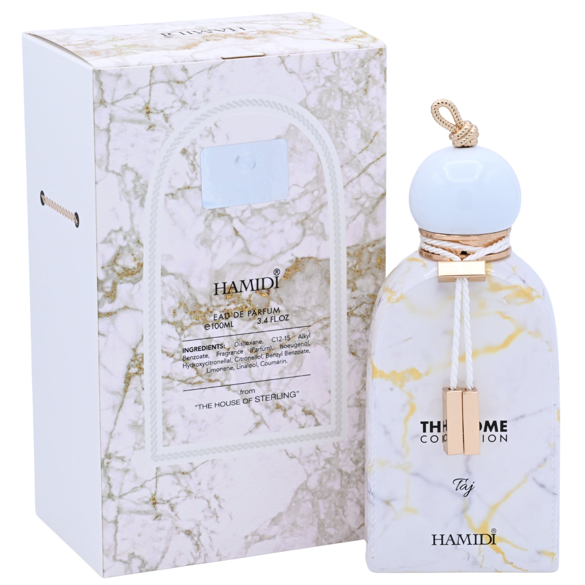 Hamidi The Dome Taj Eau de Parfum Spray Unisex 3.4 oz (100ml) New Retail Box