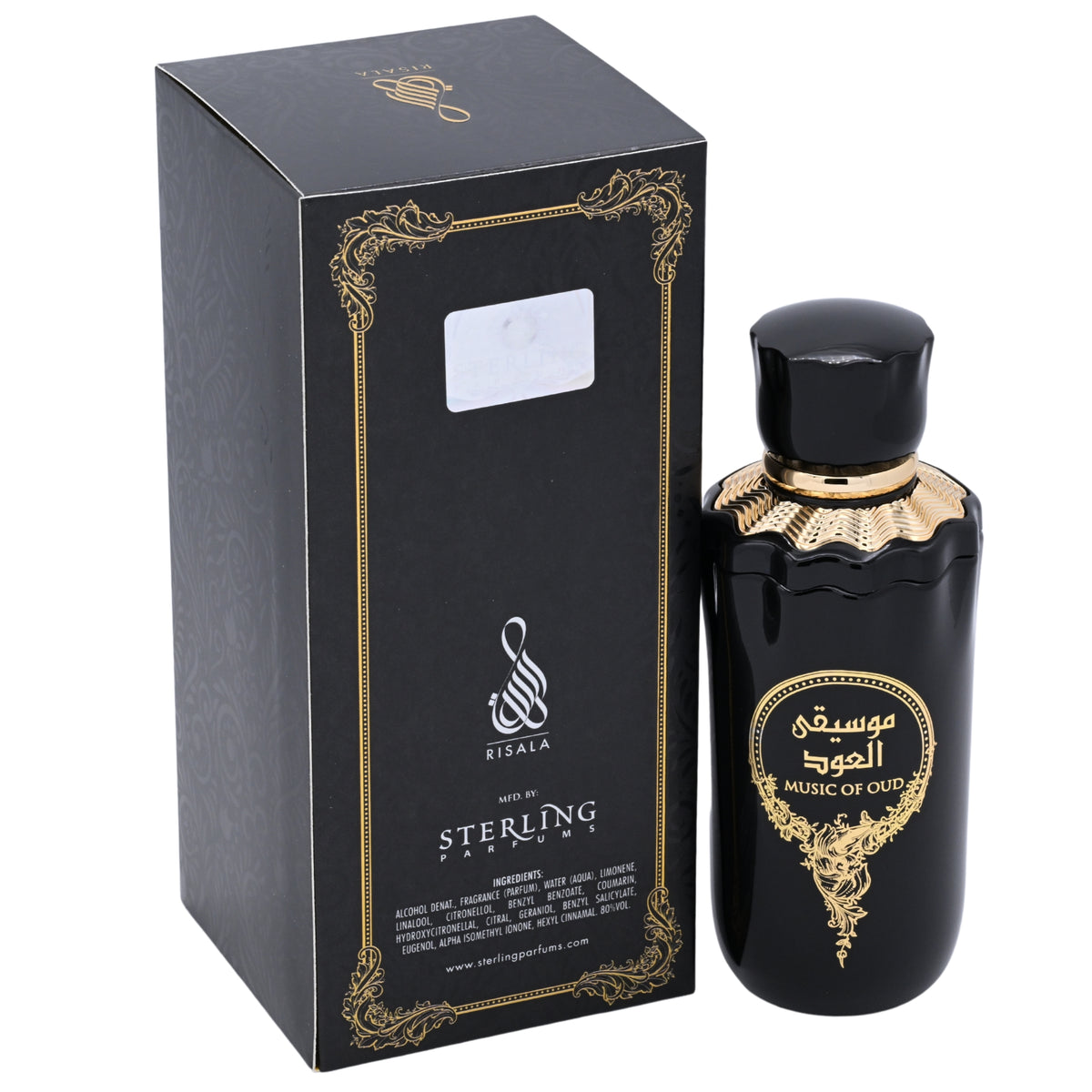 Risala Music of Oud Eau de Parfum Spray for Men 3.4 oz (100 ml) New Retail Box