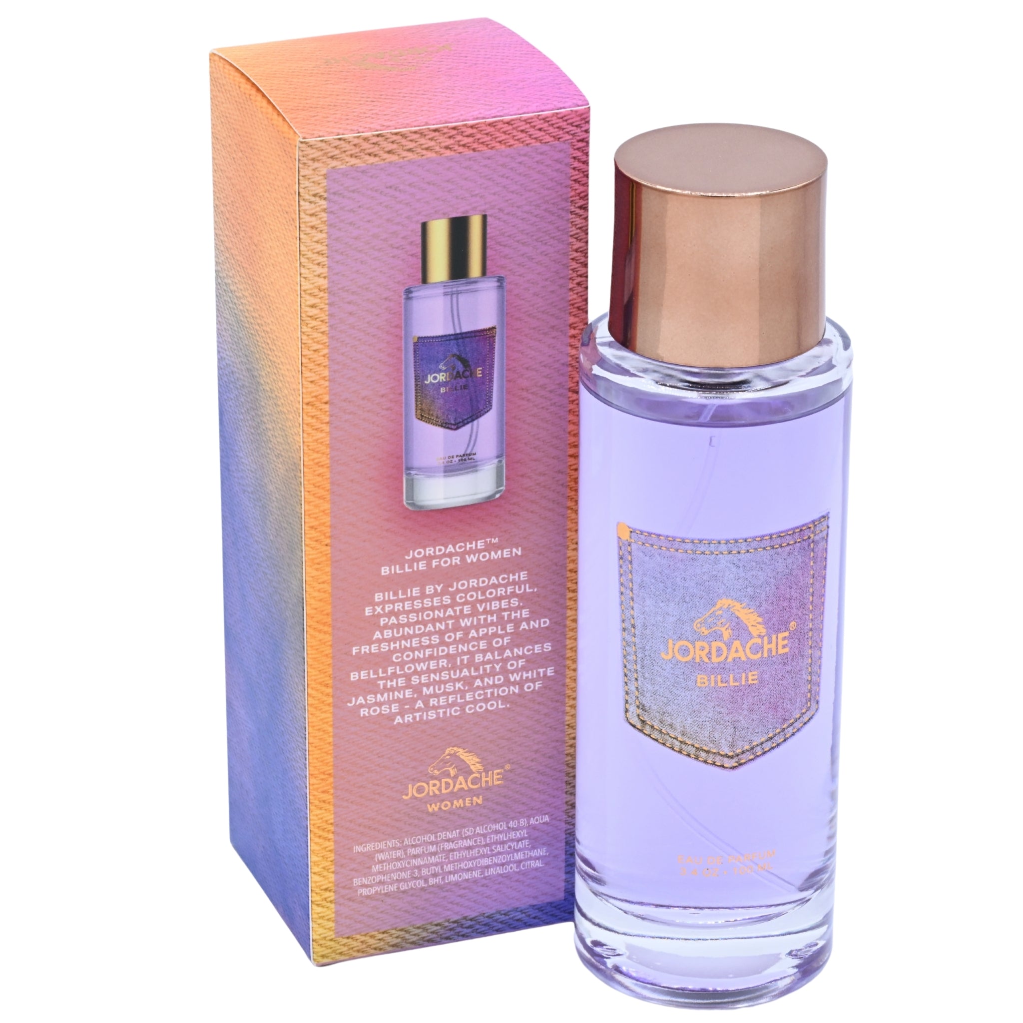 Jordache Billie Eau de Parfum (EDP) Spray for Women 3.4 oz New Retail Box
