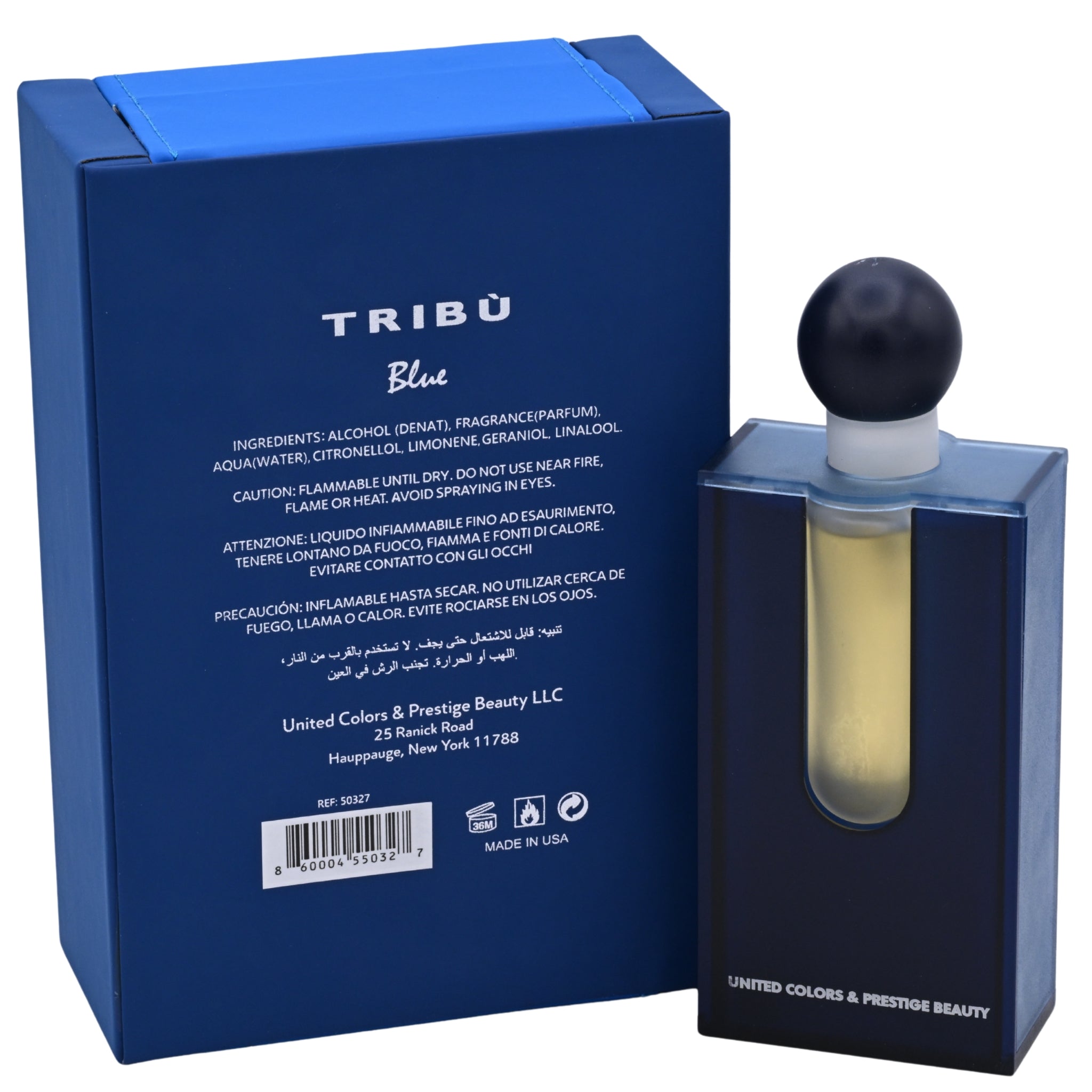 Tribu Blue by Benetton cologne for men EDP 3.3 / 3.4 oz New in Box