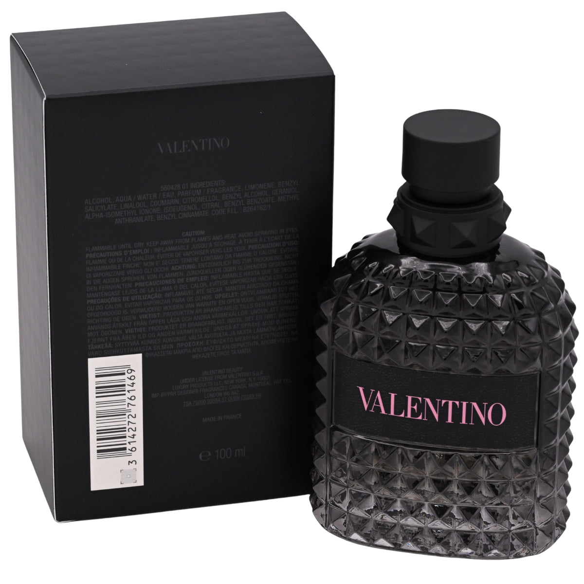 Valentino Uomo Born in Roma Eau de Toilette (EDT) Spray for Men 3.4 oz (100 ml)