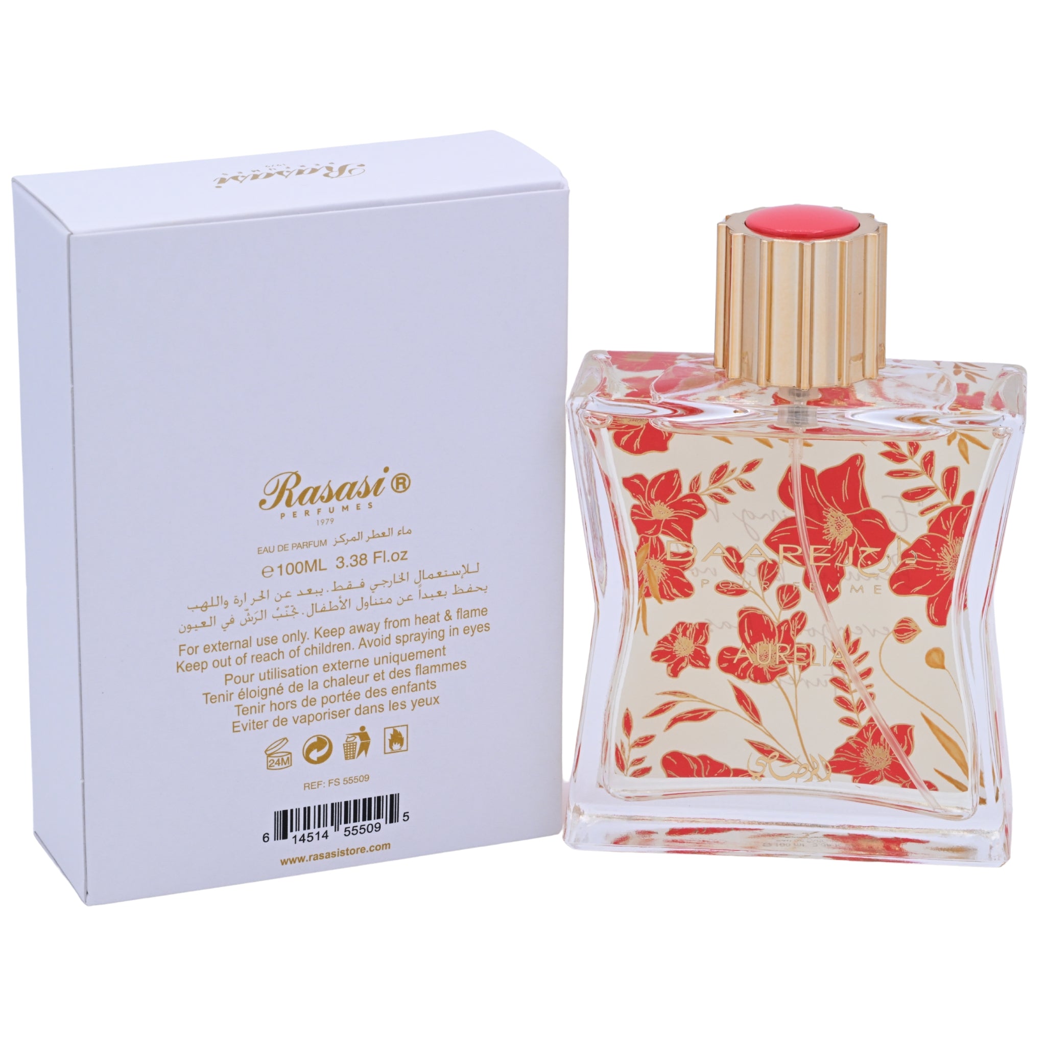 Rasasi Daarej Aurelia EDP Spray Women 3.38 oz 100ml New Box