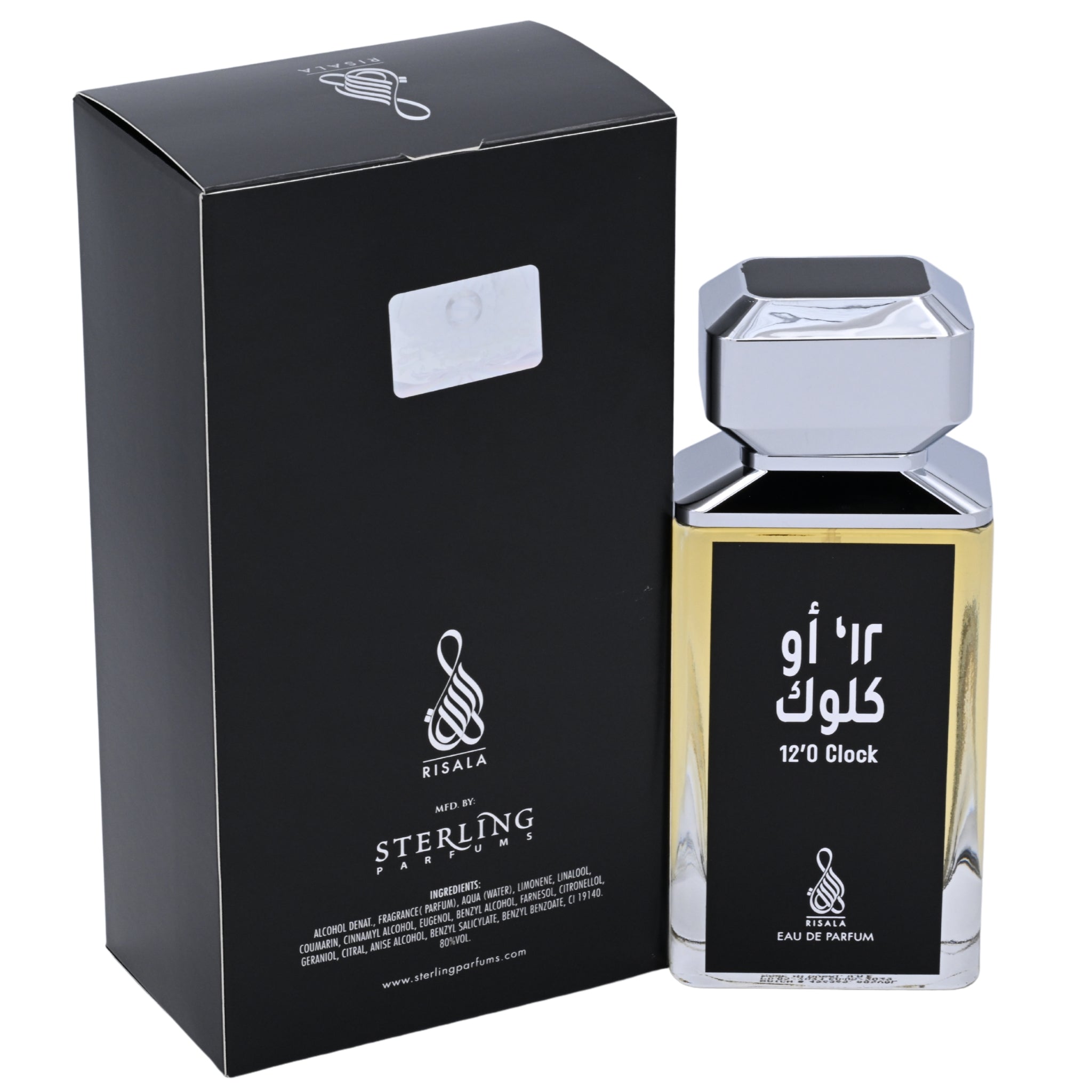 Risala 12 O'Clock Eau de Parfum Spray for Men 3.4 oz (100 ml) New Retail Box