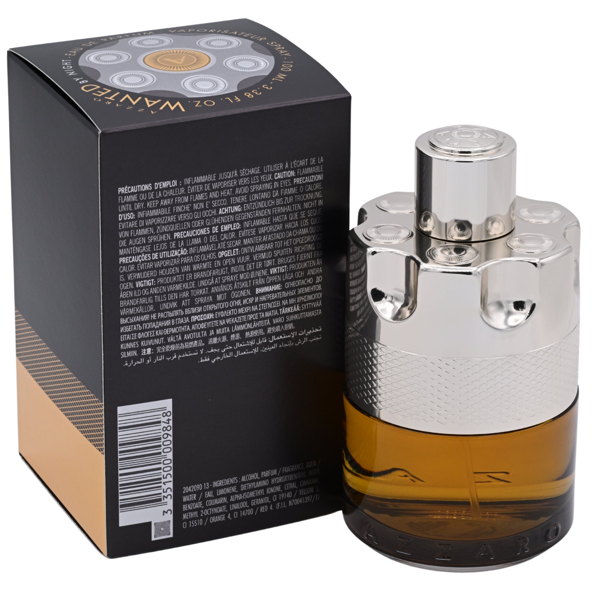 Azzaro Wanted by Night by Azzaro cologne for him EDP 3.3 / 3.4 oz New in Box