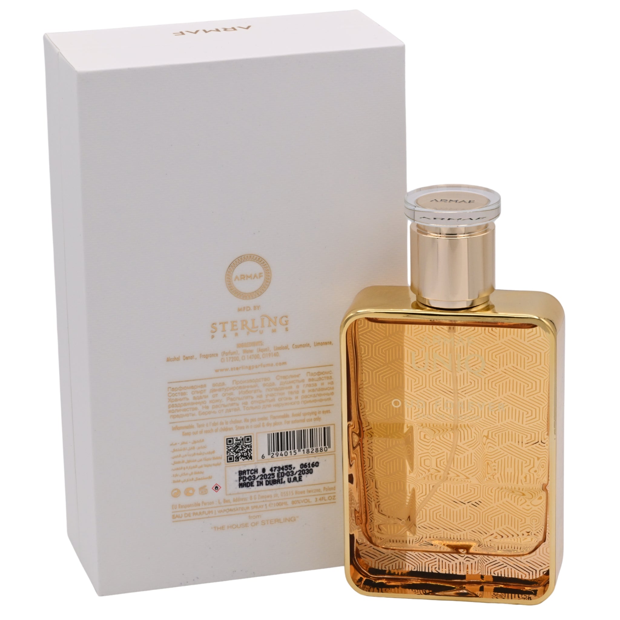 Armaf Uniq Oud Forever Eau de Parfum (EDP) Spray for Men 3.4 oz / 100 ml