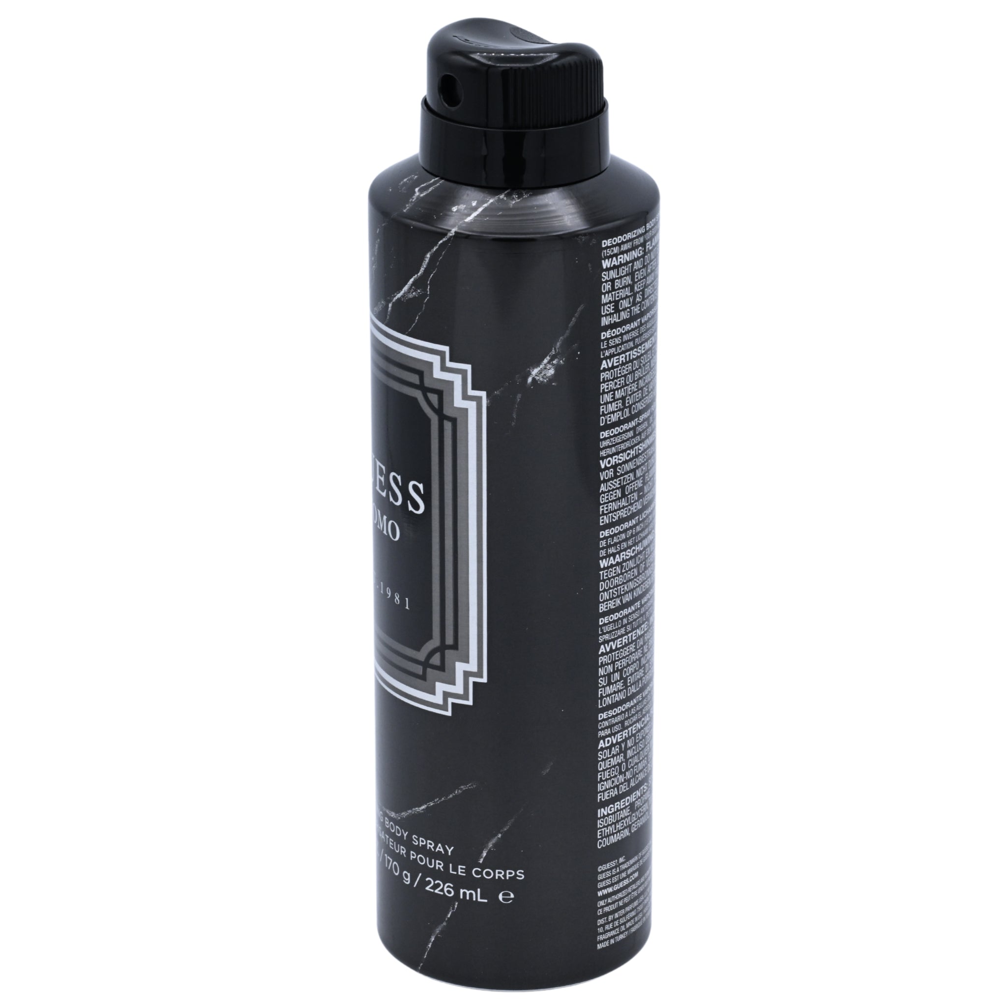 GUESS Uomo Deodorizing Body Spray for Men 6.0 fl oz