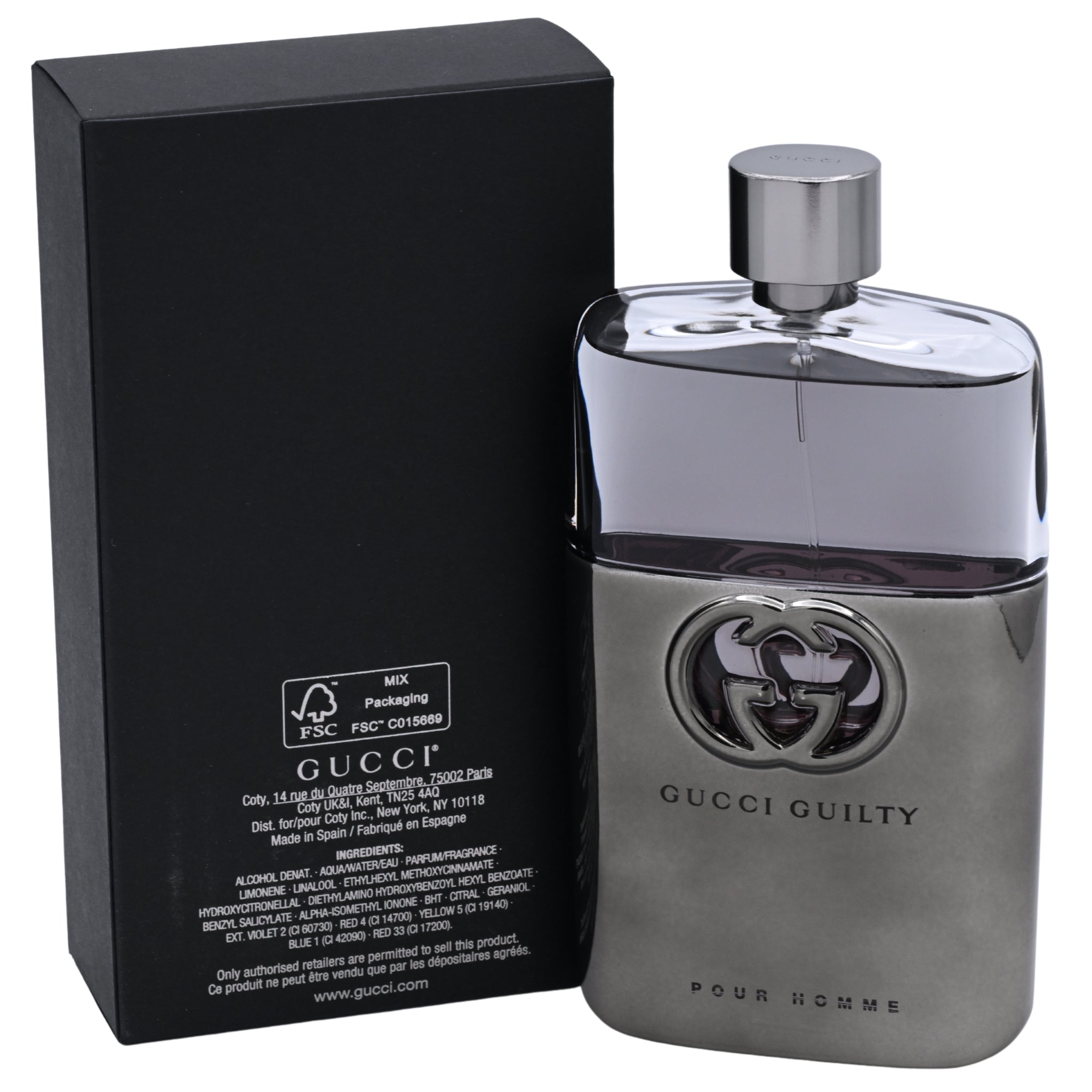Gucci Guilty by Gucci cologne for men EDT 5 / 5.0 oz New In Box