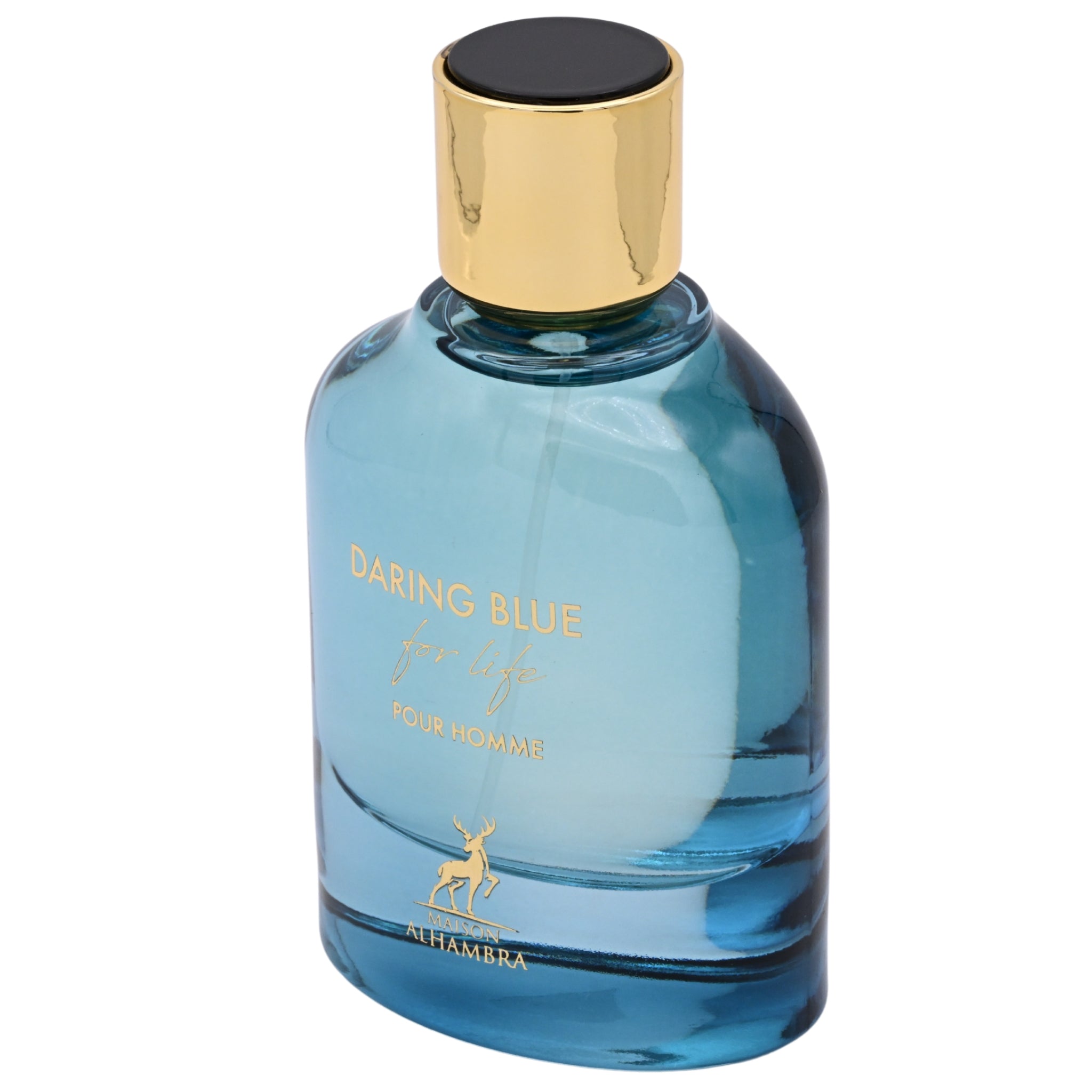 Maison Alhambra Daring Blue For Life Eau de Parfum Spray for Men 3.4 oz (100 ml)