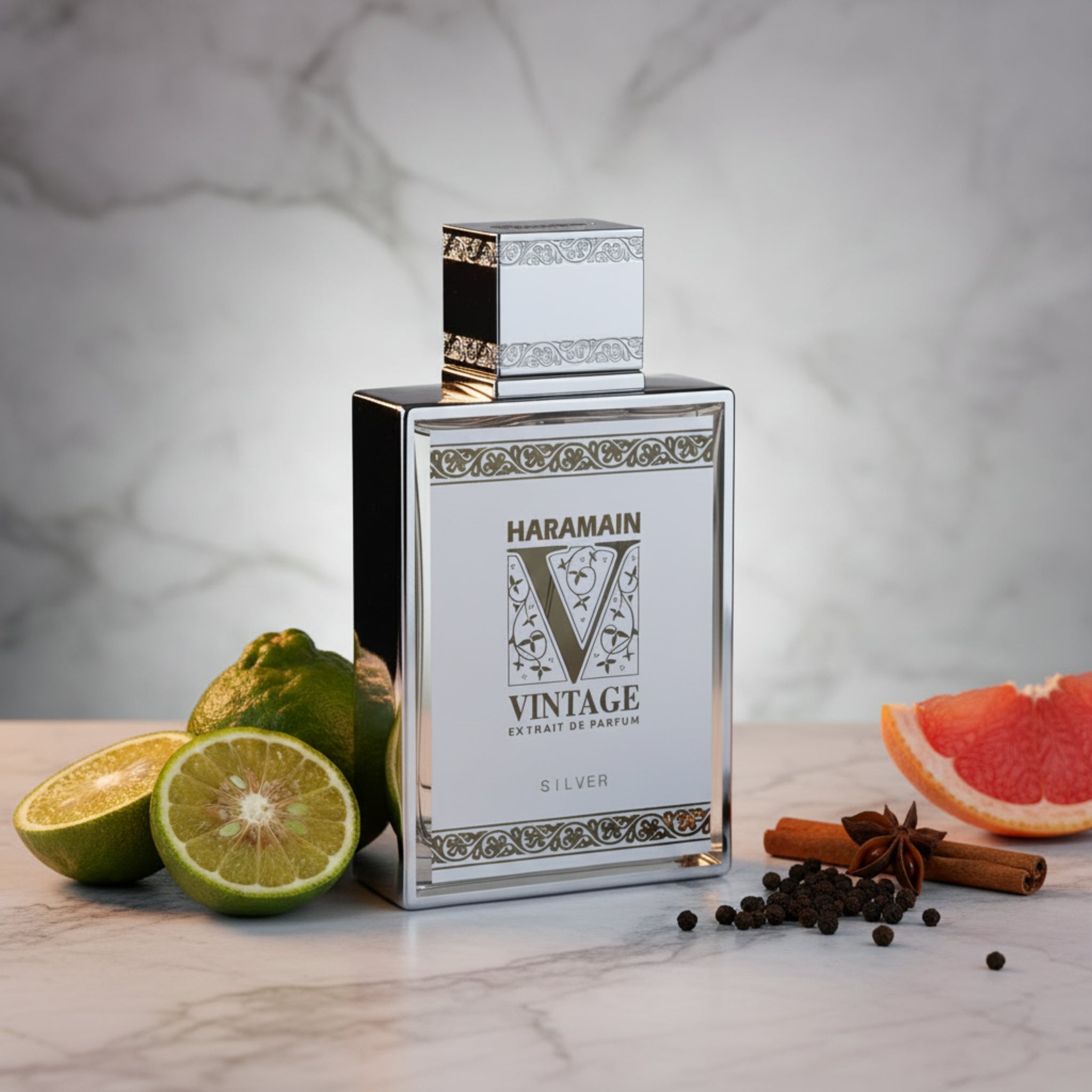 Al Haramain Vintage Silver Extrait de Parfum Spray Unisex 3.4 oz / 100 ml New Retail Box