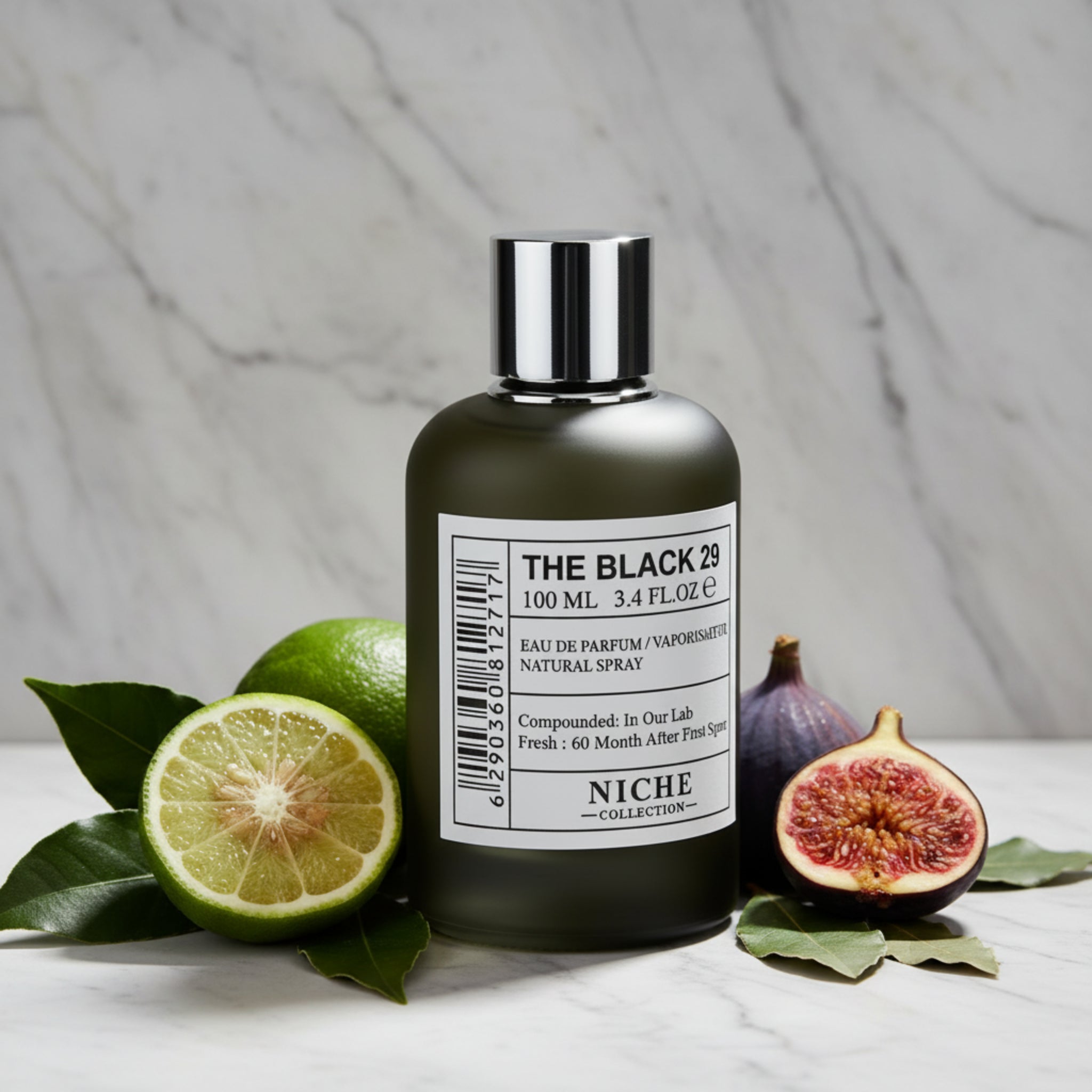 Khalis Niche Collection The Black 29 EDP Spray Men 3.4 oz 100ml New Box