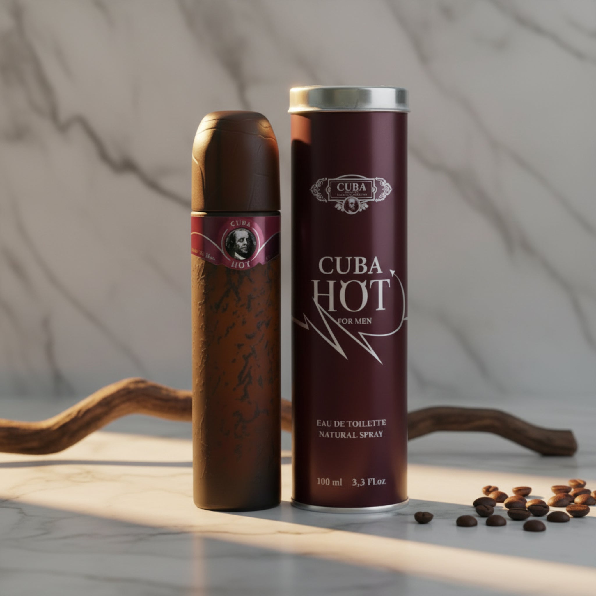 Cuba Hot by Cuba Eau de Toilette (EDT) Spray for Men 3.3 oz / 100 ml