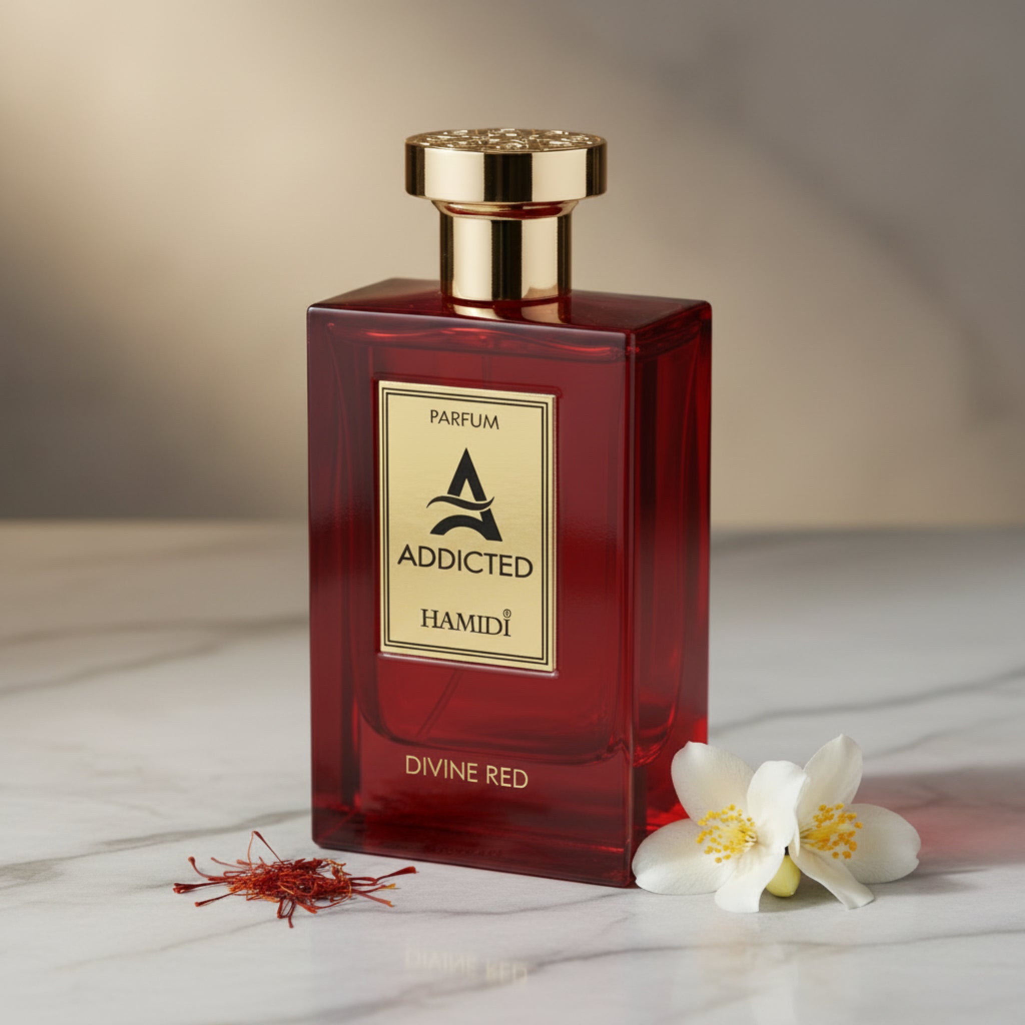 Hamidi Addicted Divine Red Parfum Spray for Women 3.7 oz (New in Box)