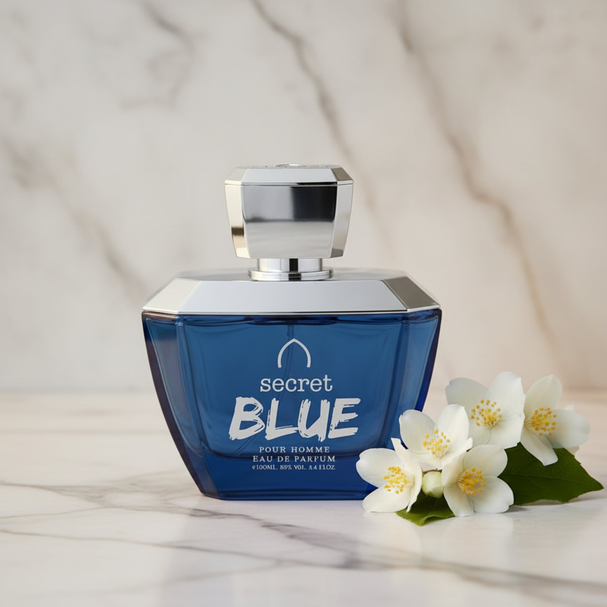 Khalis Secret Blue Luxury Collection Eau de Parfum Spray for Men 3.4 oz