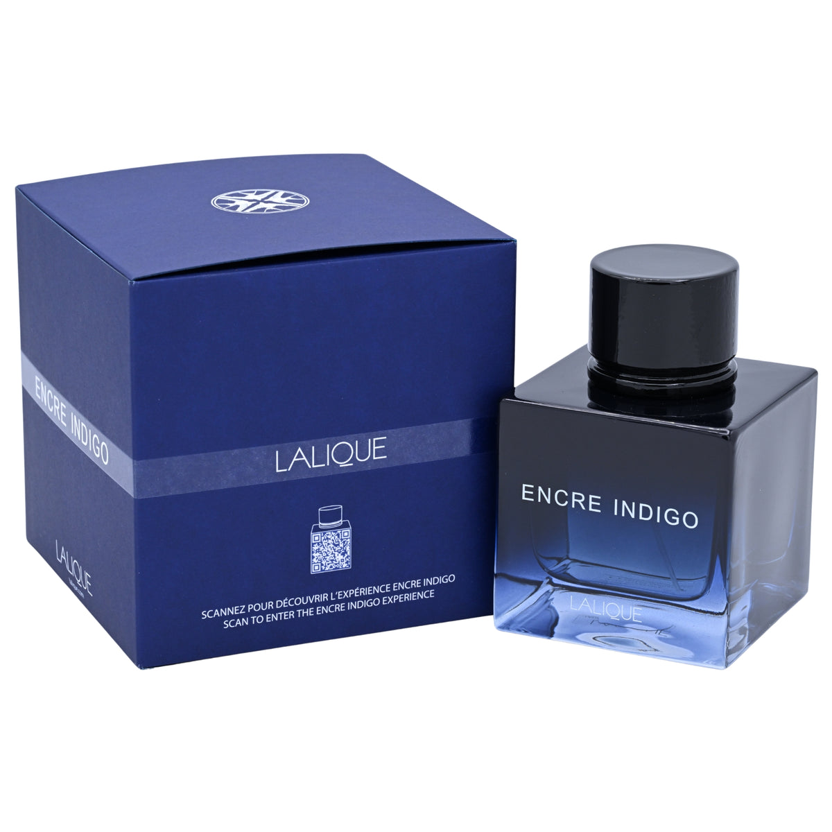 Lalique Encre Indigo Eau de Parfum Spray for Men 3.4 oz (100 ml)