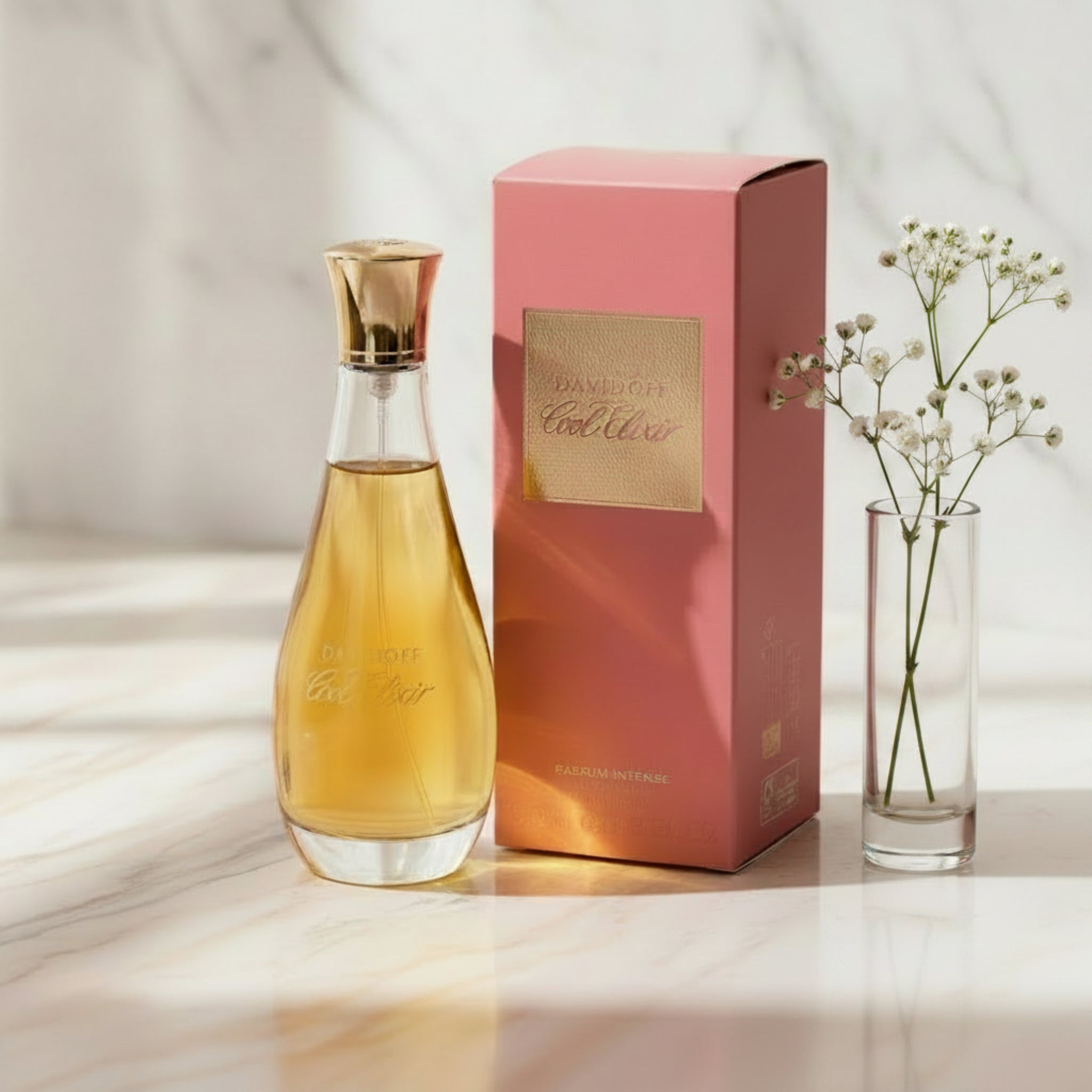 Davidoff Cool Elixir Woman Parfum Intense Spray for Women 3.4 oz (100 ml) - New Retail Box