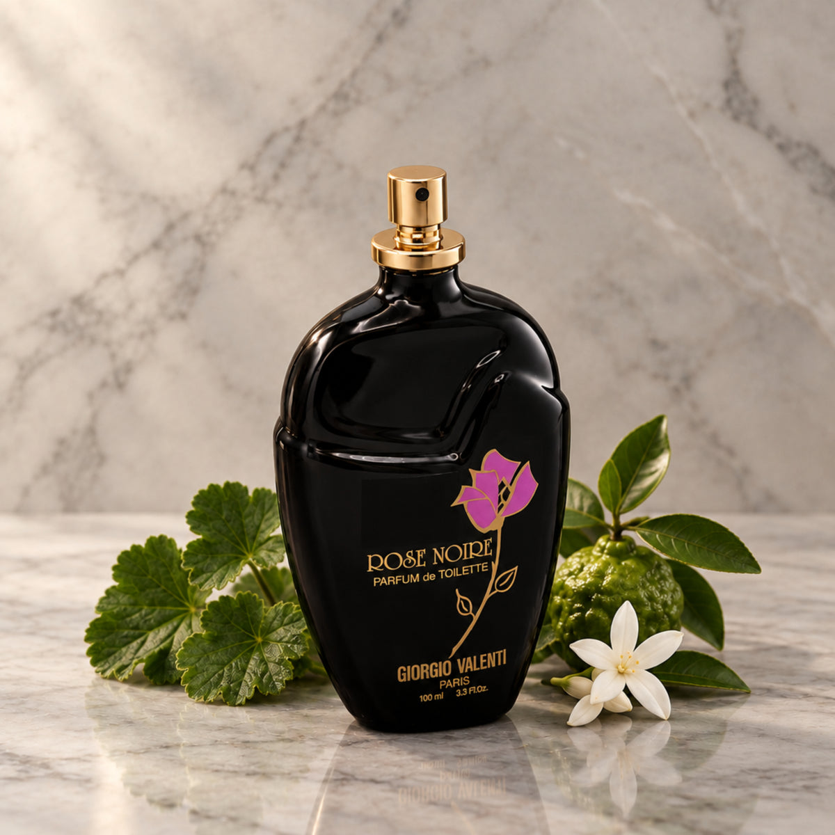 Giorgio Valenti Rose Noire Parfum de Toilette Spray Women 3.3 oz Tester