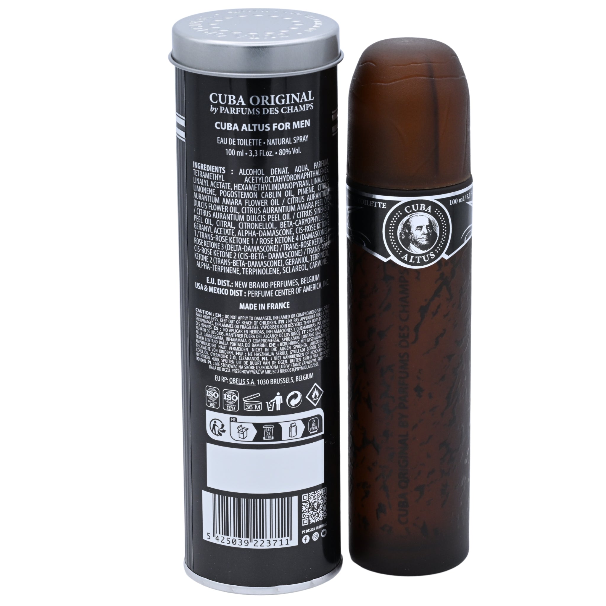 Cuba Altus Eau de Toilette Spray for Men 3.3 oz (100 ml) by Cuba
