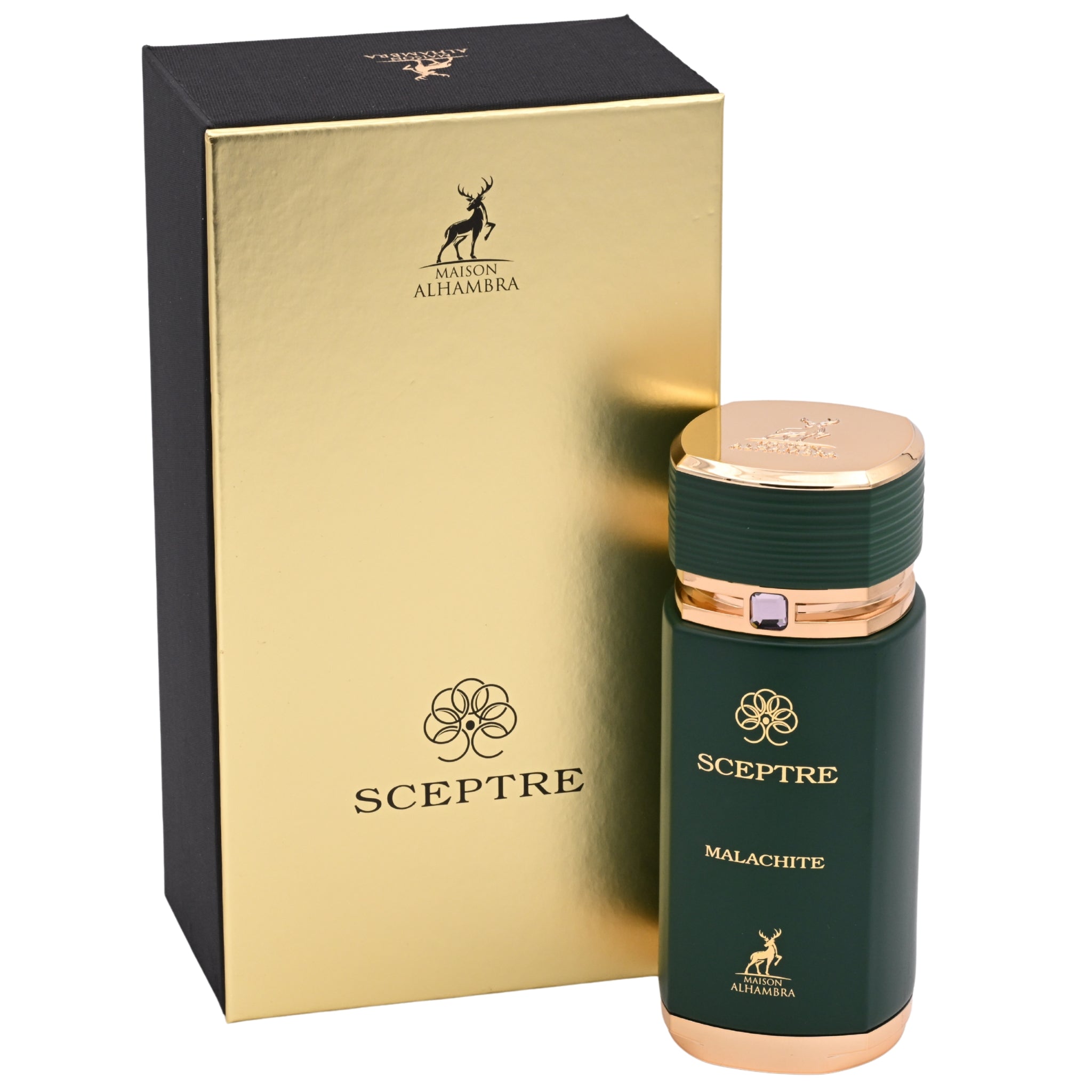 Maison Alhambra Sceptre Malachite Eau de Parfum Spray, Unisex, 3.4 oz (100ml)