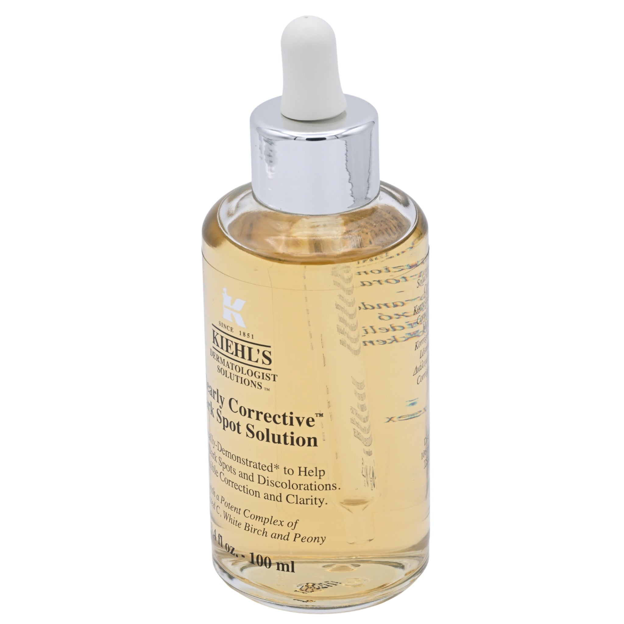 Kiehl's Clearly Corrective Dark Spot Corrector Face Serum, Unisex, 3.4 oz (New Retail Box)