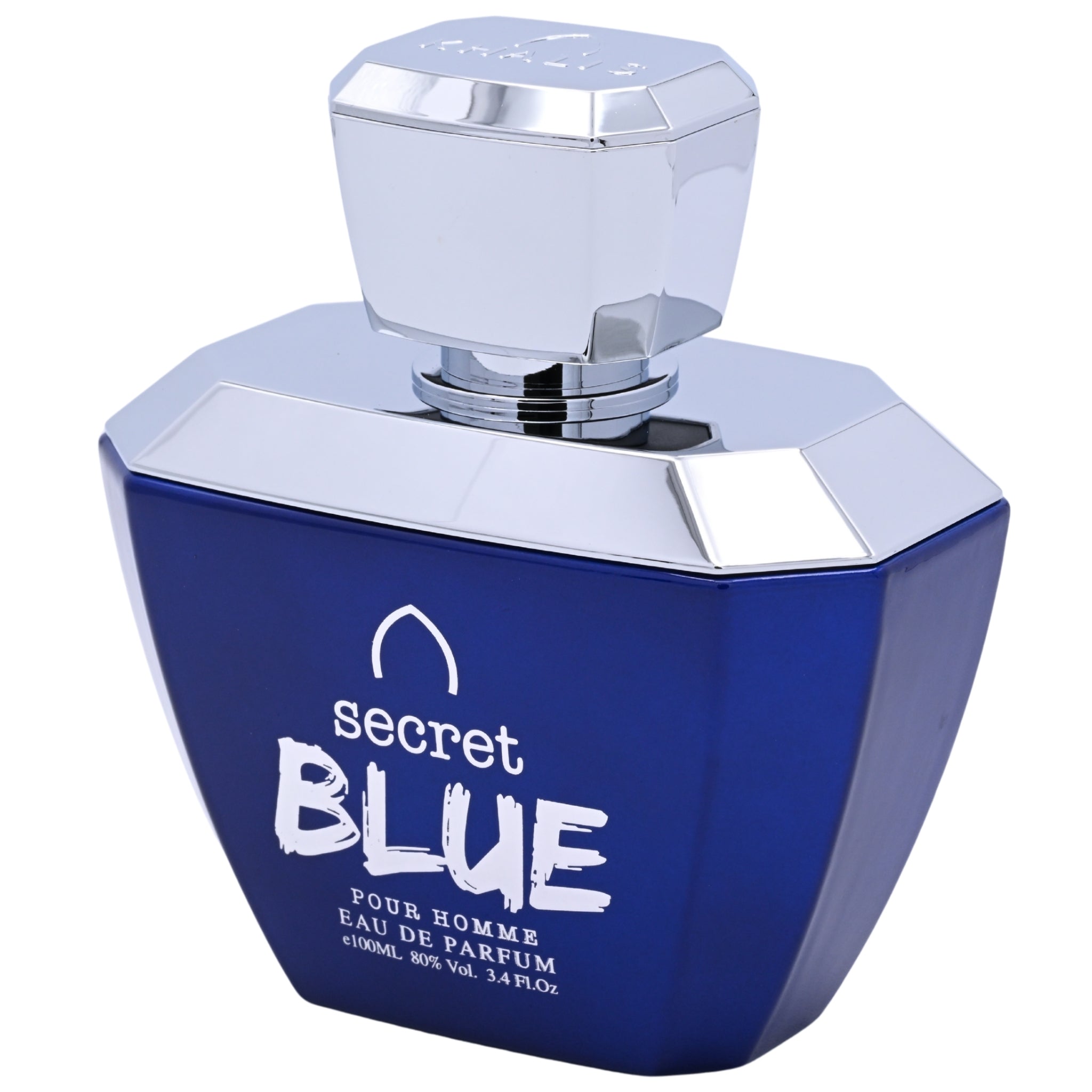 Khalis Secret Blue Luxury Collection Eau de Parfum Spray for Men 3.4 oz