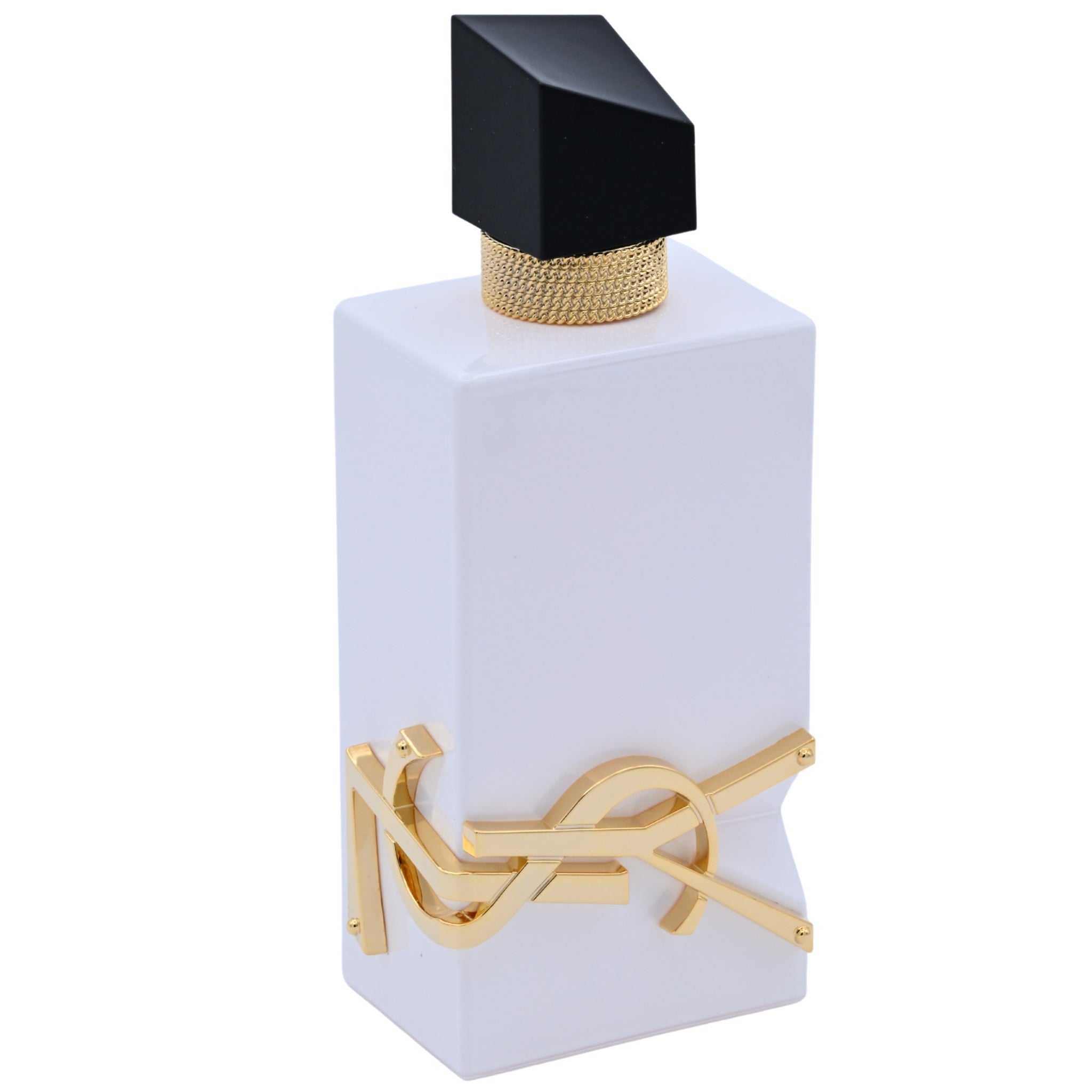 Yves Saint Laurent Libre Eau Noire perfume bottle on a white background