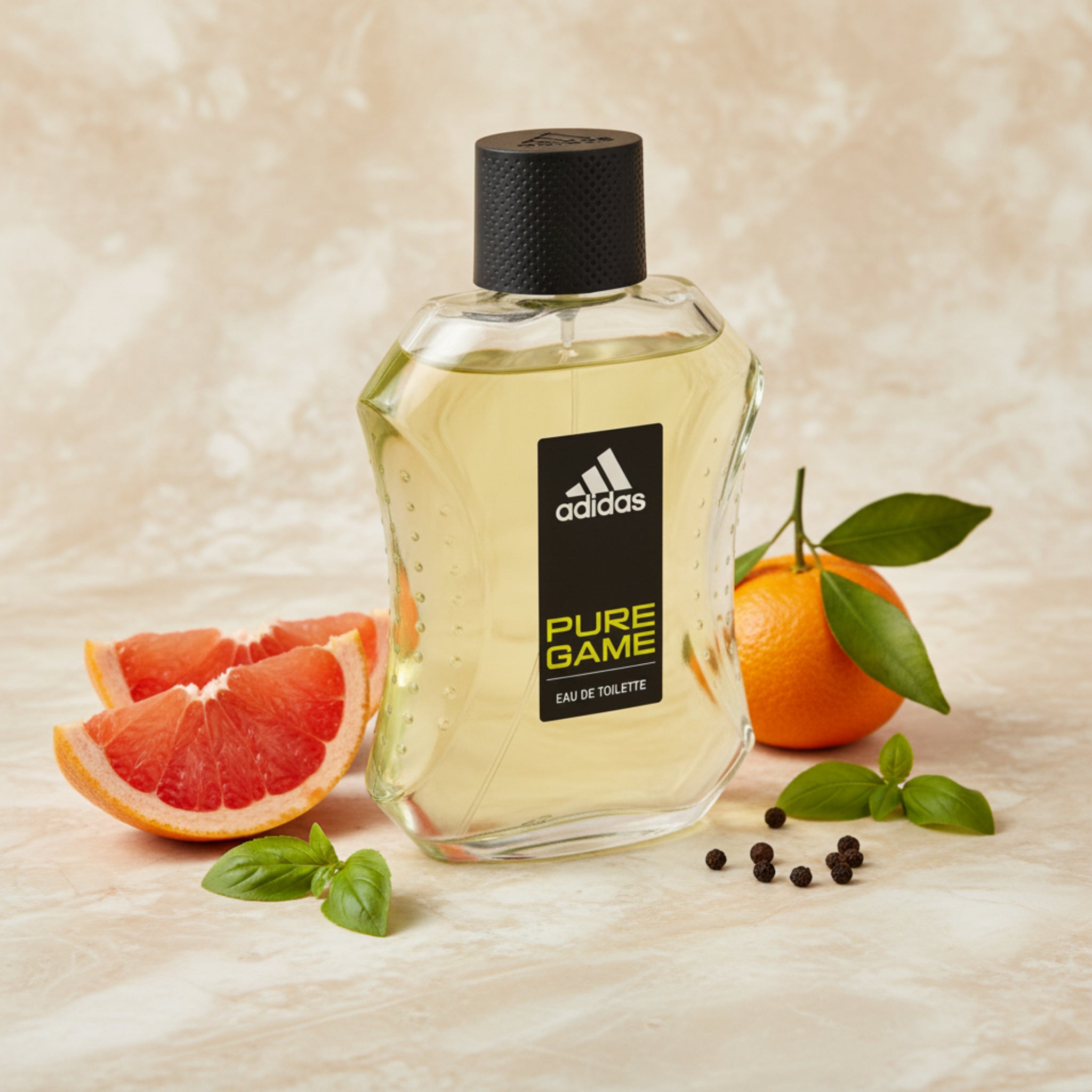 Adidas PURE GAME Cologne for Men EDT Spray 3.3 / 3.4 oz New In Box