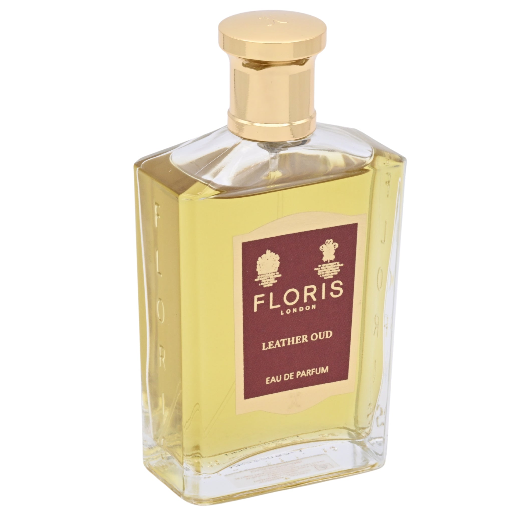 Floris Leather Oud Eau de Parfum Spray, Unisex, 3.4 oz (100 mL) - New Retail Box