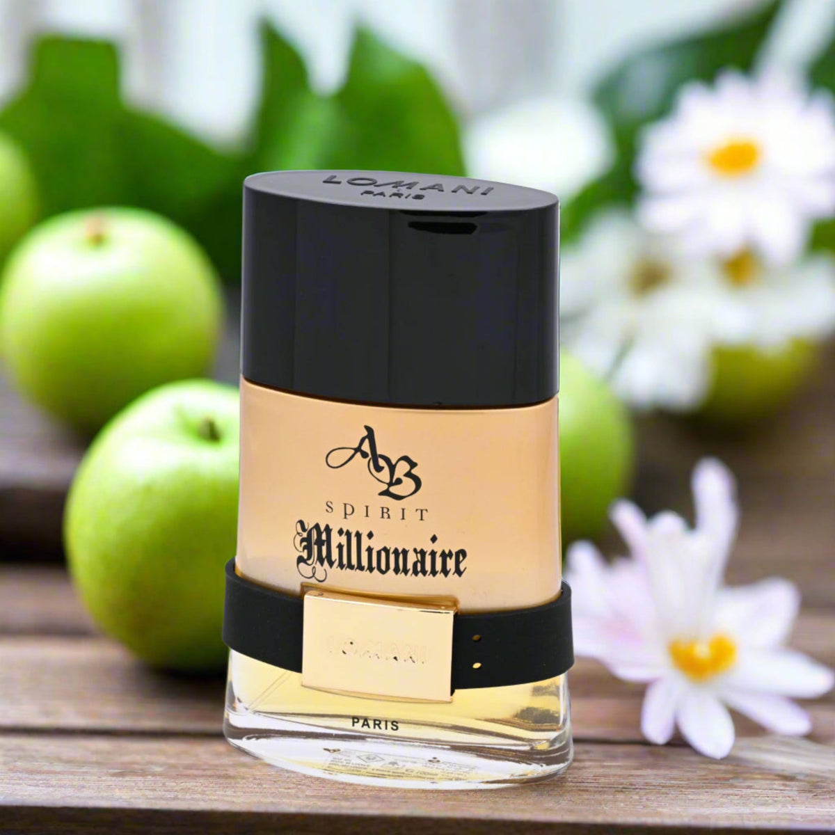 AB SPIRIT MILLIONAIRE by Lomani men 3.3 oz 3.4 edt cologne NEW IN BOX 3610400000677