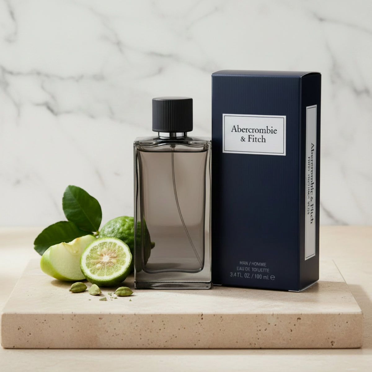 Abercrombie & Fitch First Instinct Blue cologne him 3.4 / 3.3 oz EDT New in Box 085715167019