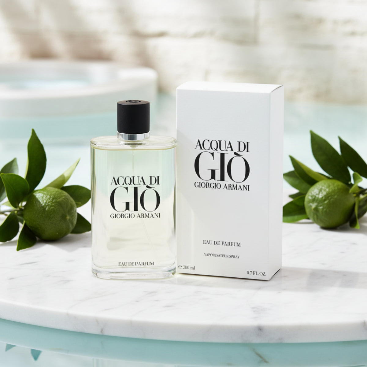 Acqua Di Gio by Giorgio Armani Cologne for Men EDP 6.7 oz New  in Box 3614273887915