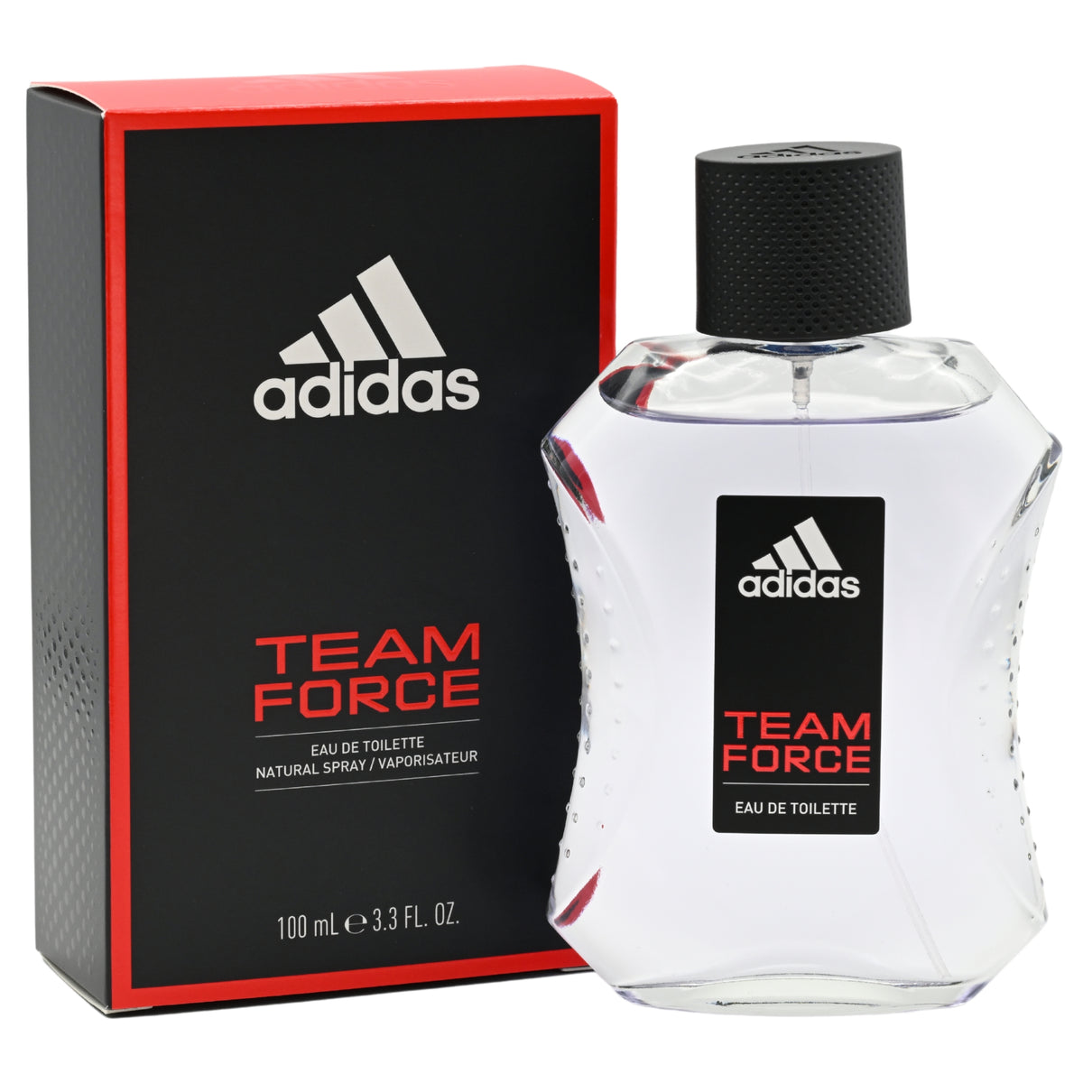 Adidas TEAM FORCE Cologne for Men 3.4 oz edt 3.3 spray New in BOX 3616303322144