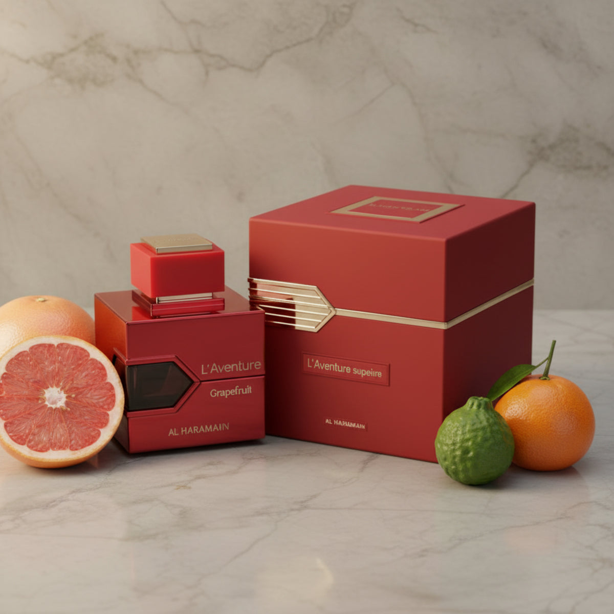 Al Haramain L'Aventure Grapefruit Extrait de Parfum Spray for Women 3.3 fl oz (100ml) - Al Haramain 6291106813593