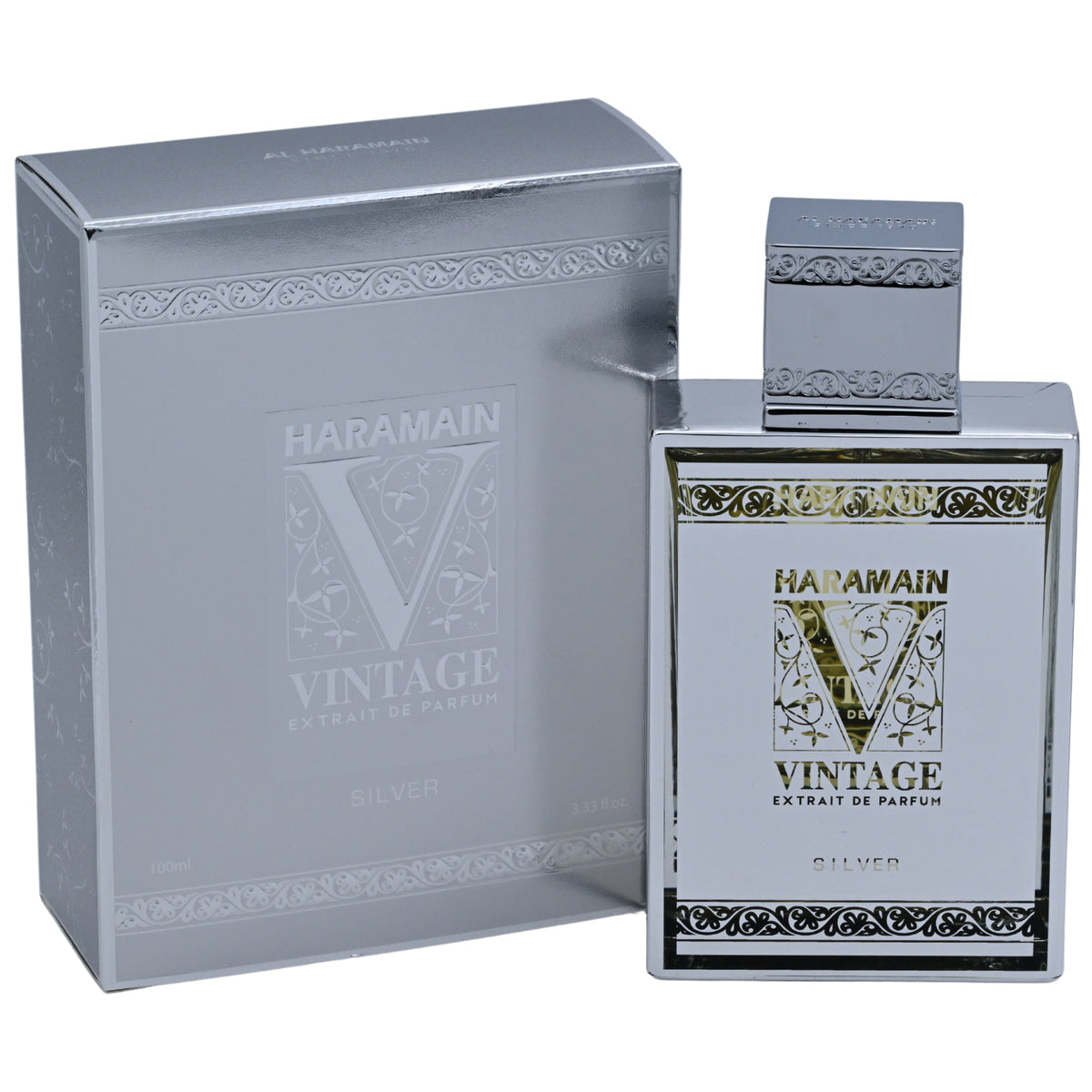 Al Haramain Vintage Silver Extrait de Parfum Spray Unisex 3.4 oz / 100 ml New Retail Box 6291106815047
