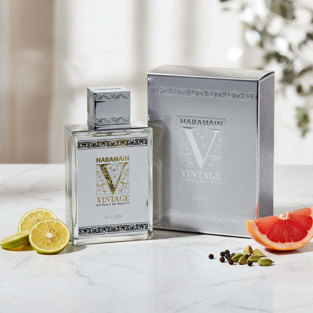 Al Haramain Vintage Silver Extrait de Parfum Spray Unisex 3.4 oz / 100 ml New Retail Box 6291106815047