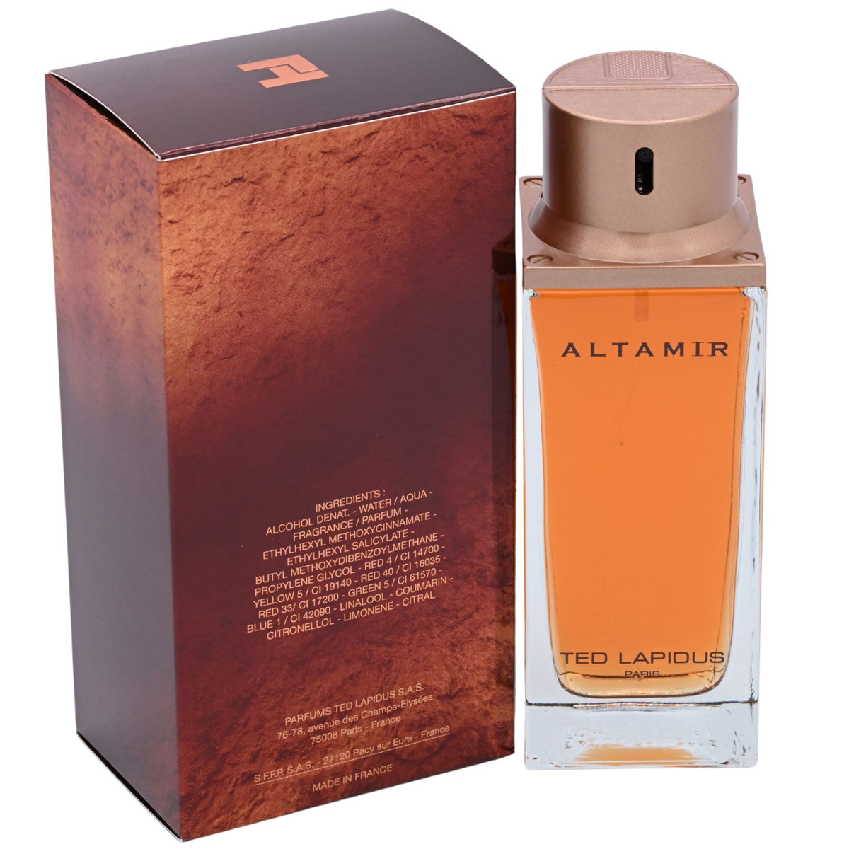 Altamir by Ted Lapidus cologne for men EDT 4.16 oz New in Box 3355992004282