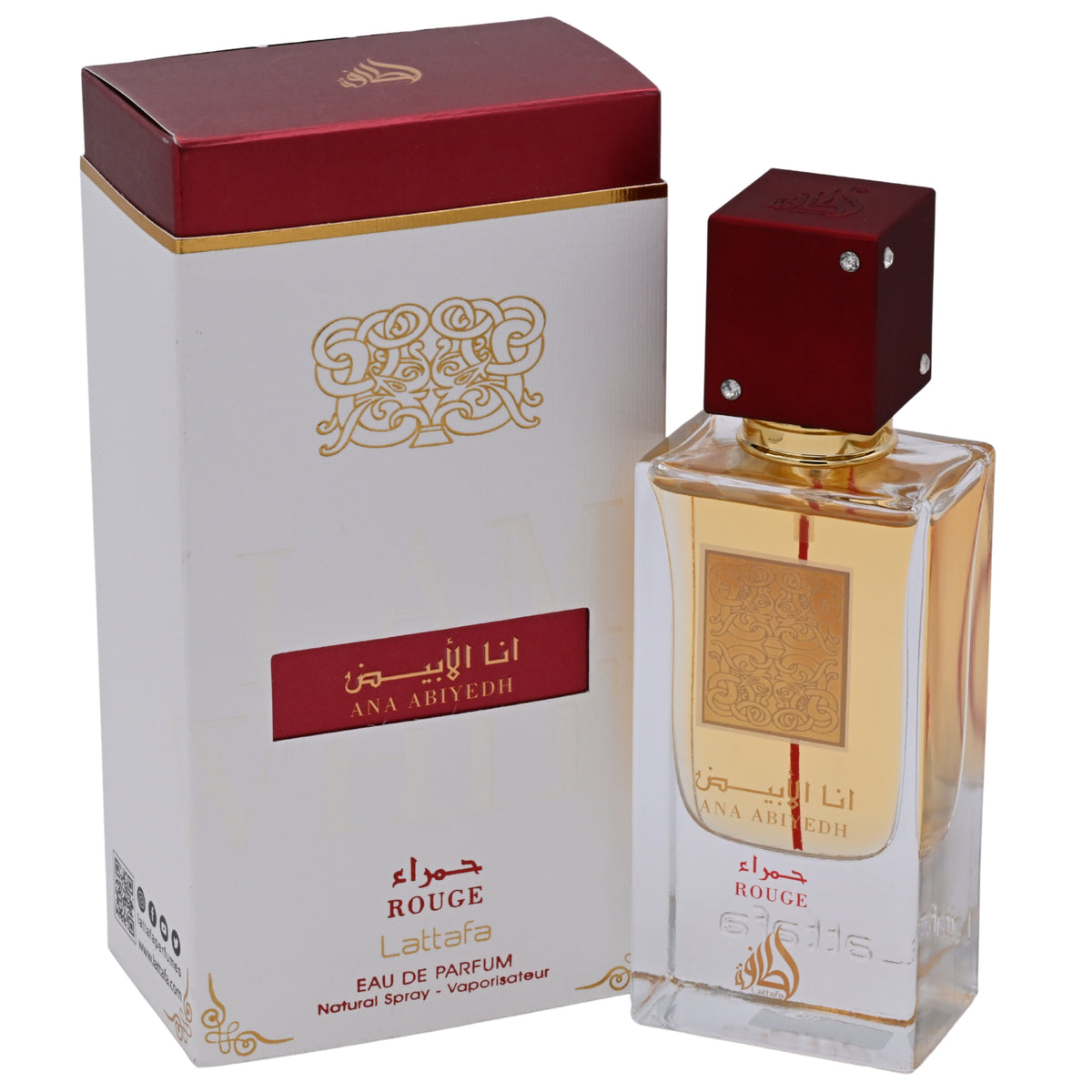 Ana Abiyedh Rouge by Lattafa perfume for unisex EDP 2.04 oz New in Box 6291107454412