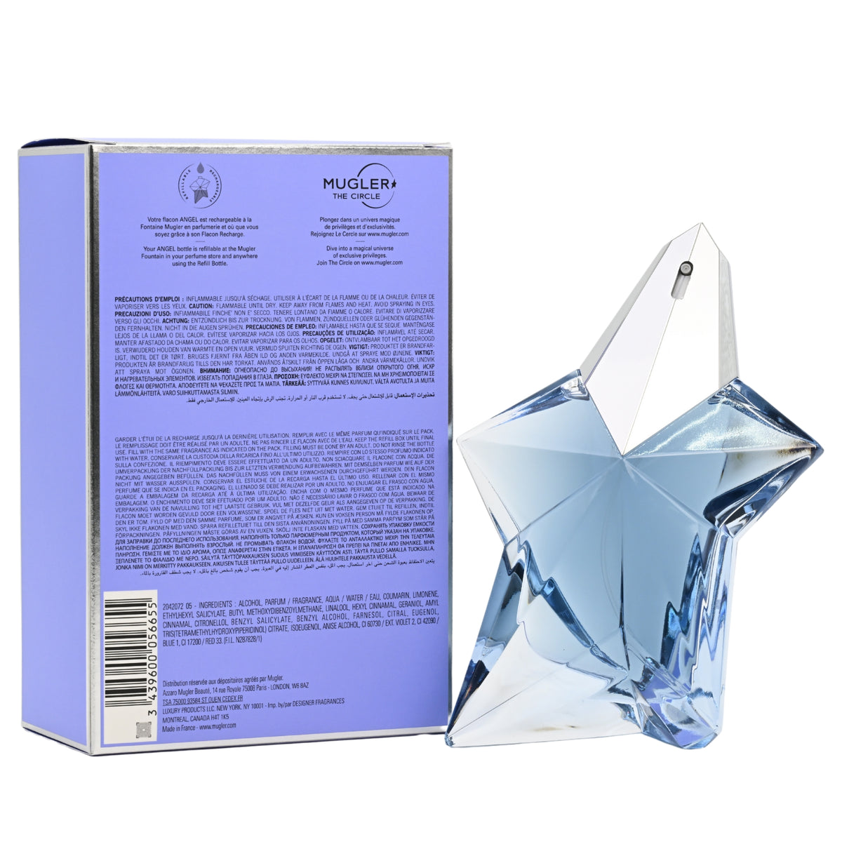 Angel by Thierry Mugler perfume for women EDP 3.3 / 3.4 oz New in Box 3439600056655