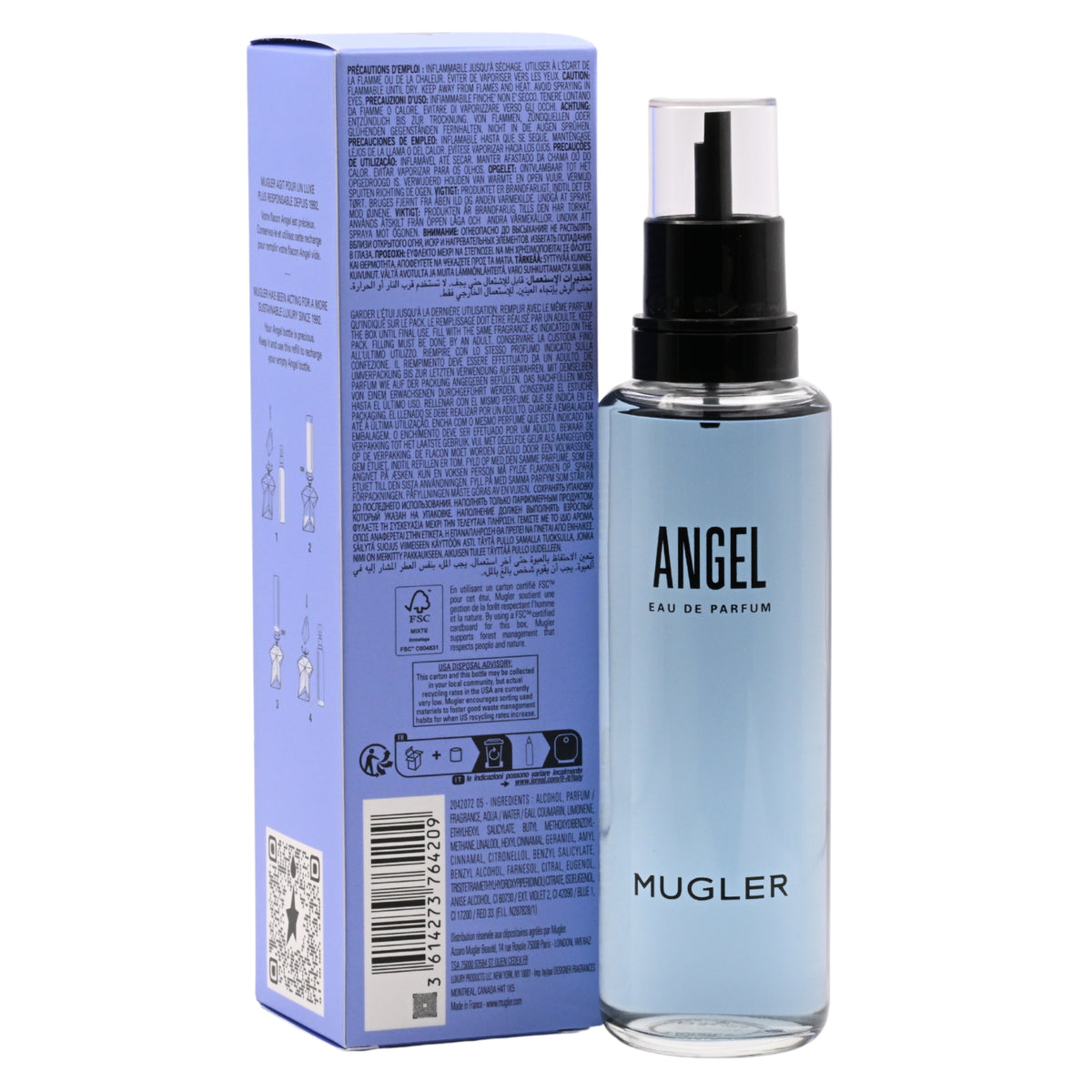 Angel (Refill Bottle) by Thierry Mugler perfume EDP 3.3 / 3.4 oz New in Box 3614273764209