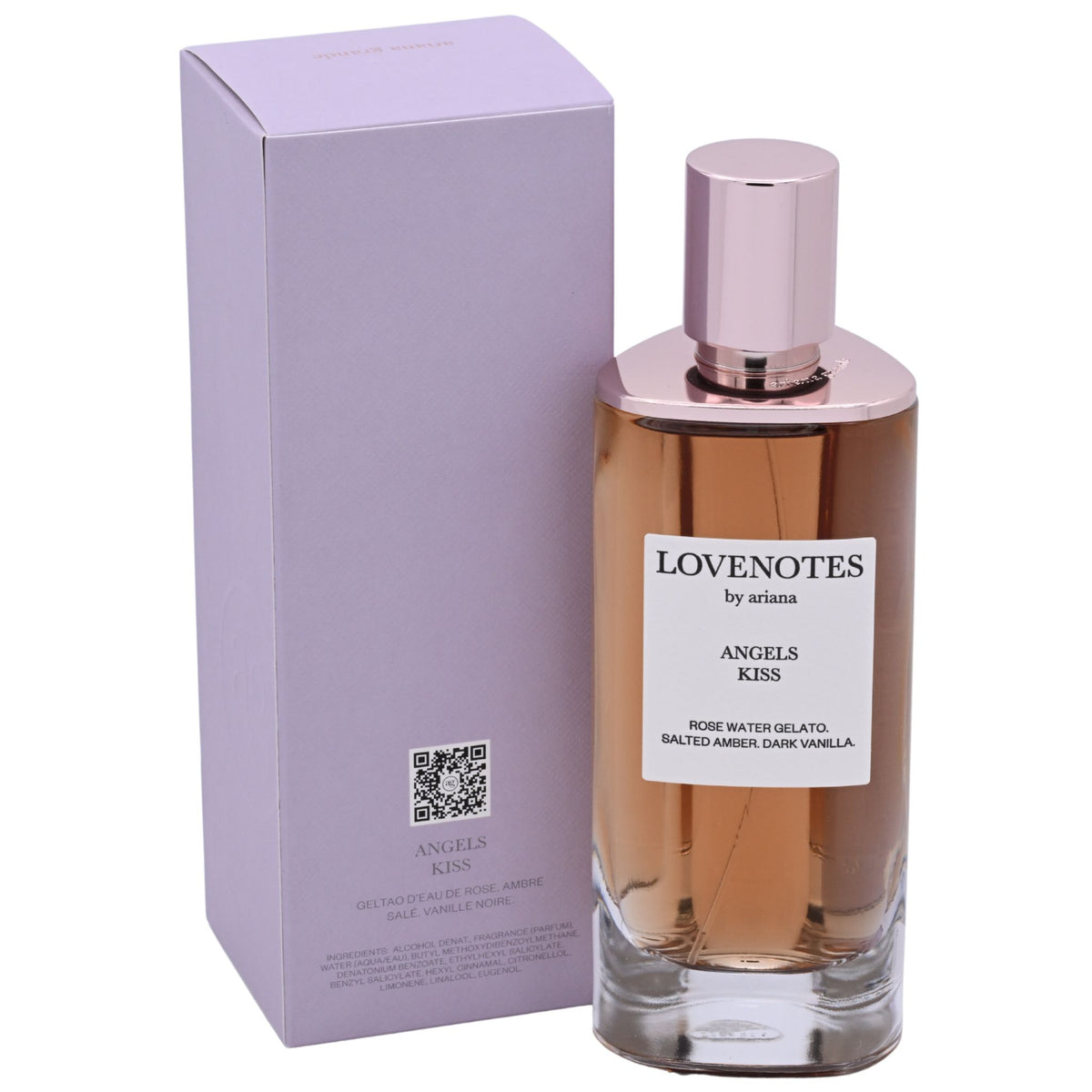 Ariana Grande LOVENOTES Angels Kiss Eau de Parfum Spray for Women 3.4 oz NIB 810101505584