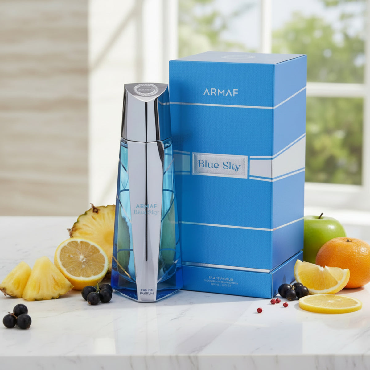 Armaf Blue Sky Eau de Parfum Spray for Men 3.4 fl oz (105 mL) New in Retail Box 6294015197693