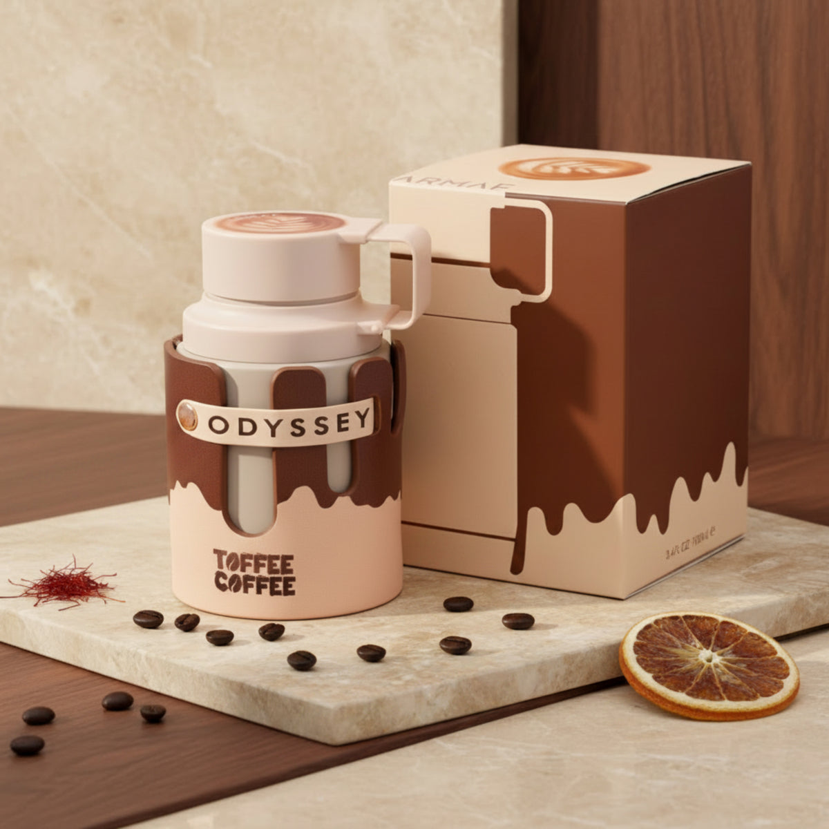 Armaf Odyssey Toffee Coffee Eau de Parfum (EDP) Unisex Spray 3.4 oz (100 ml) New Retail Box 6295199807705