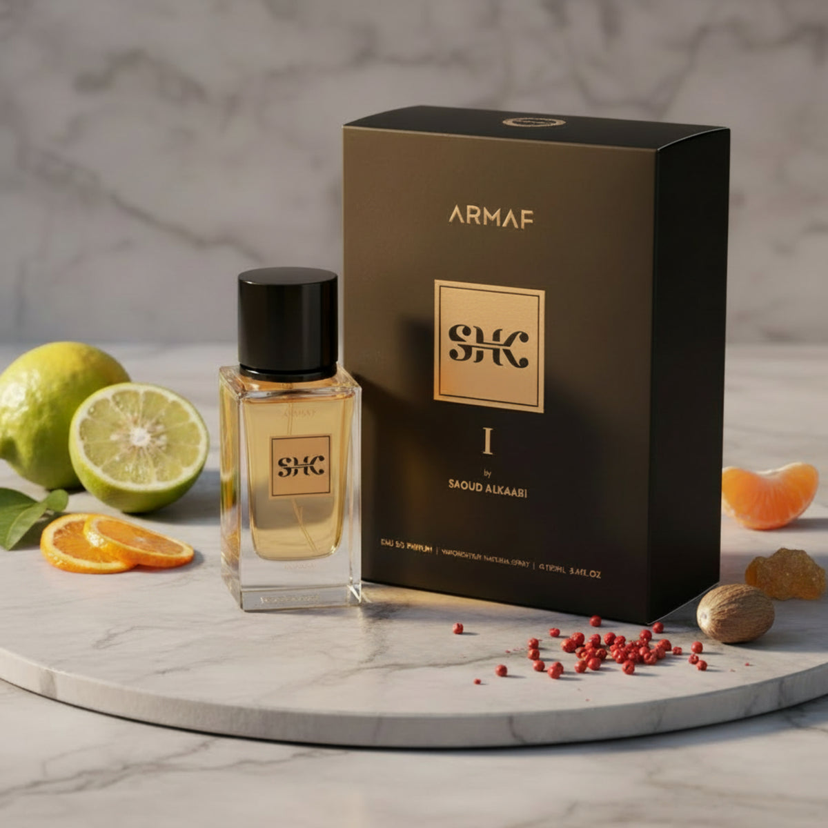 Armaf SHK I by Saoud AlKaabi Eau de Parfum Spray for Men 3.4 oz by Sterling Perfumes 6295199800263