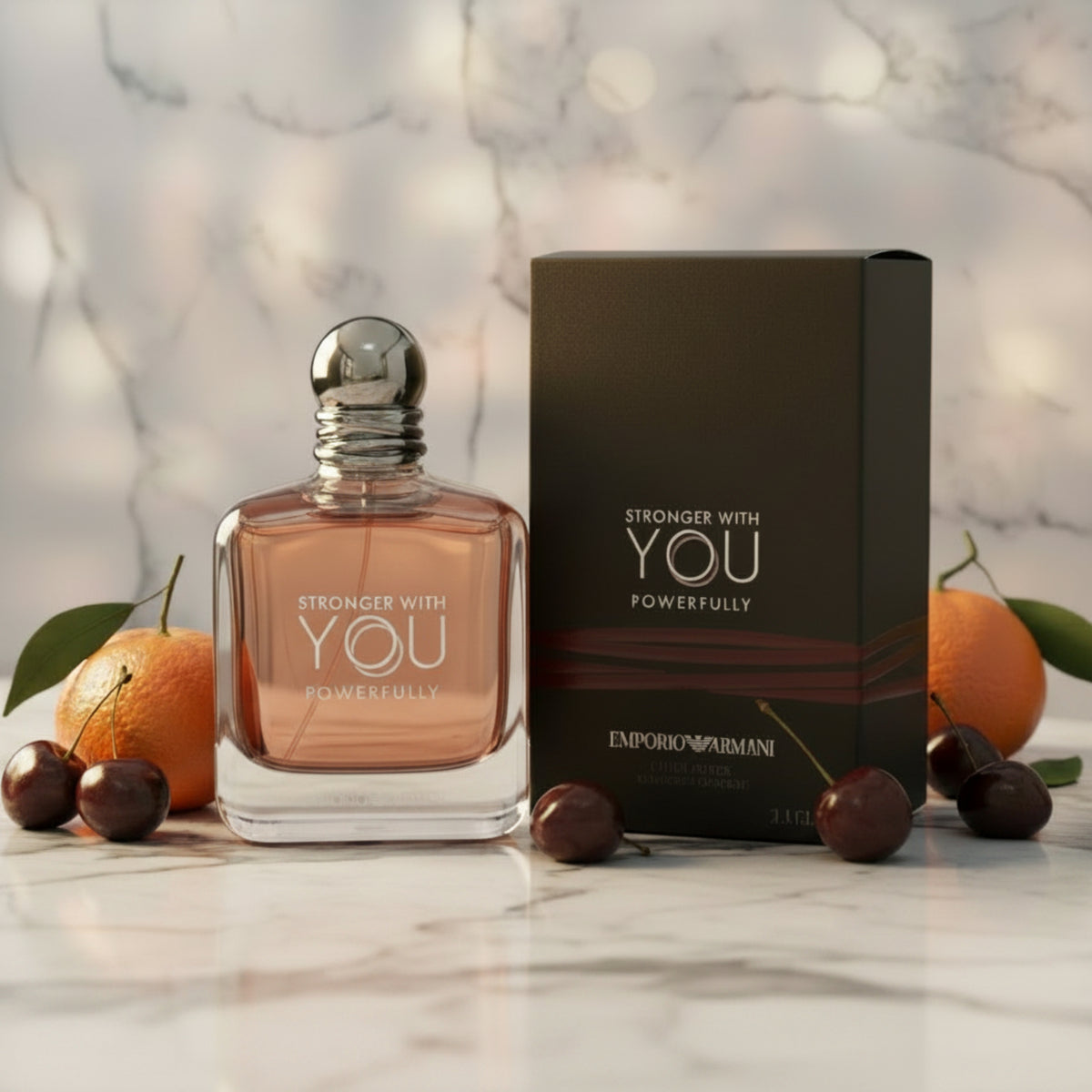 Armani Emporio Stronger With You Powerfully EDP Spray Men 3.4 oz New Box 3614274747058