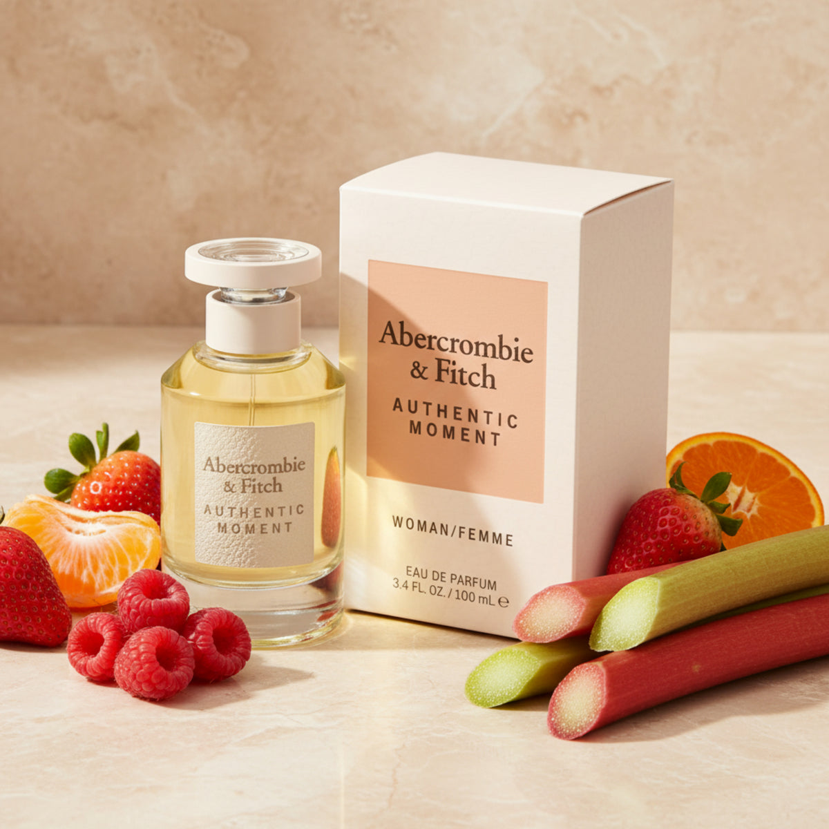 Authentic Moment by Abercrombie & Fitch for her EDP 3.3 / 3.4 oz New in Box 085715169624