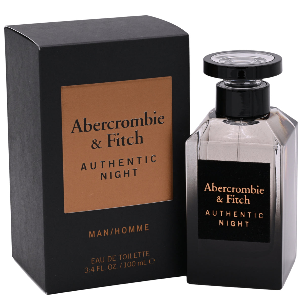 Authentic Night by Abercrombie & Fitch cologne men EDT 3.3 / 3.4 oz New In Box 085715168023