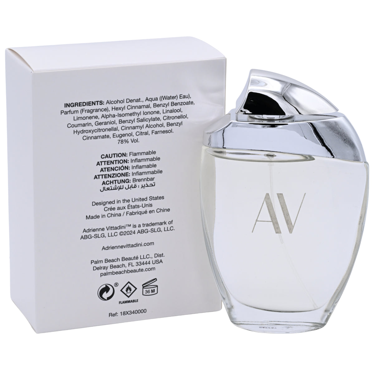 AV by Adrienne Vittadini 3 / 3.0 oz  EDP For Women NEW in BOX 899219002376