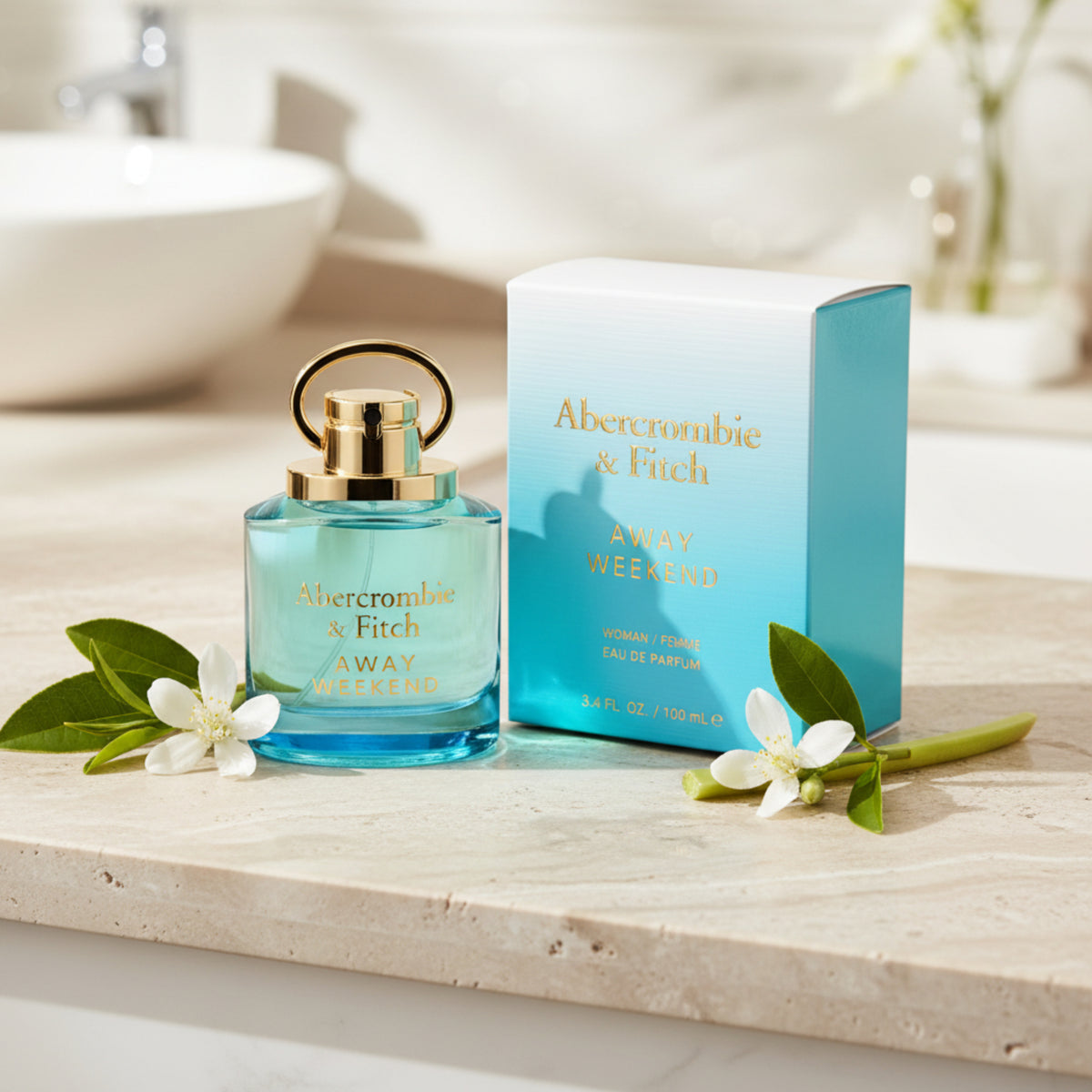 Away Weekend by Abercrombie & Fitch for her EDT 3.3 / 3.4 oz New in Box 085715169952